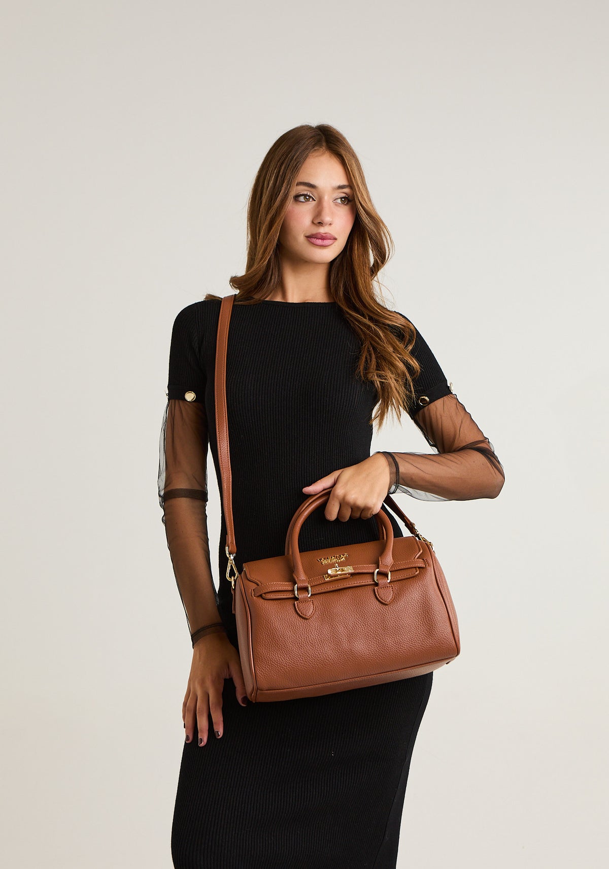 Borsa bauletto con tracolla