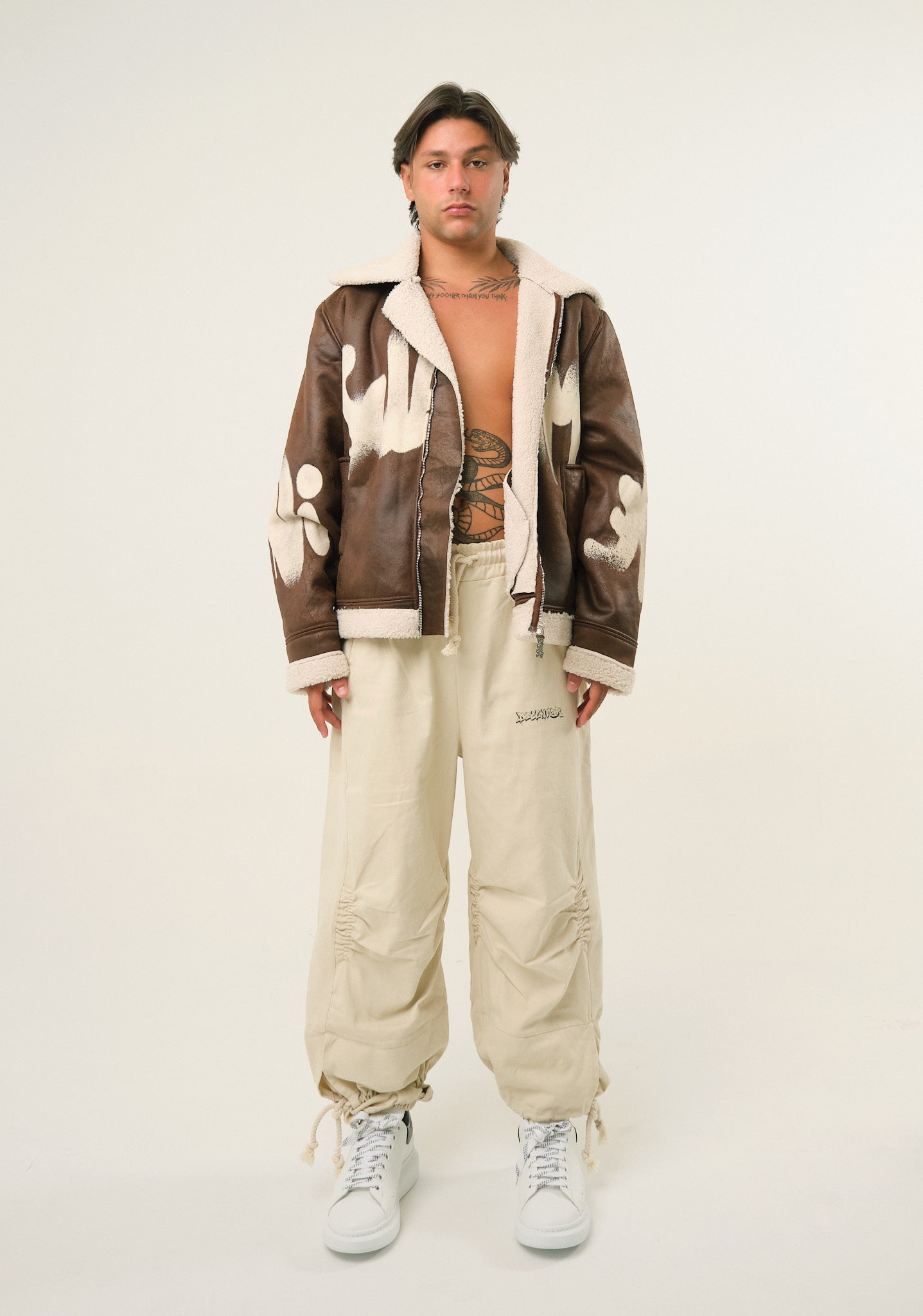 Pantalone in gabardine