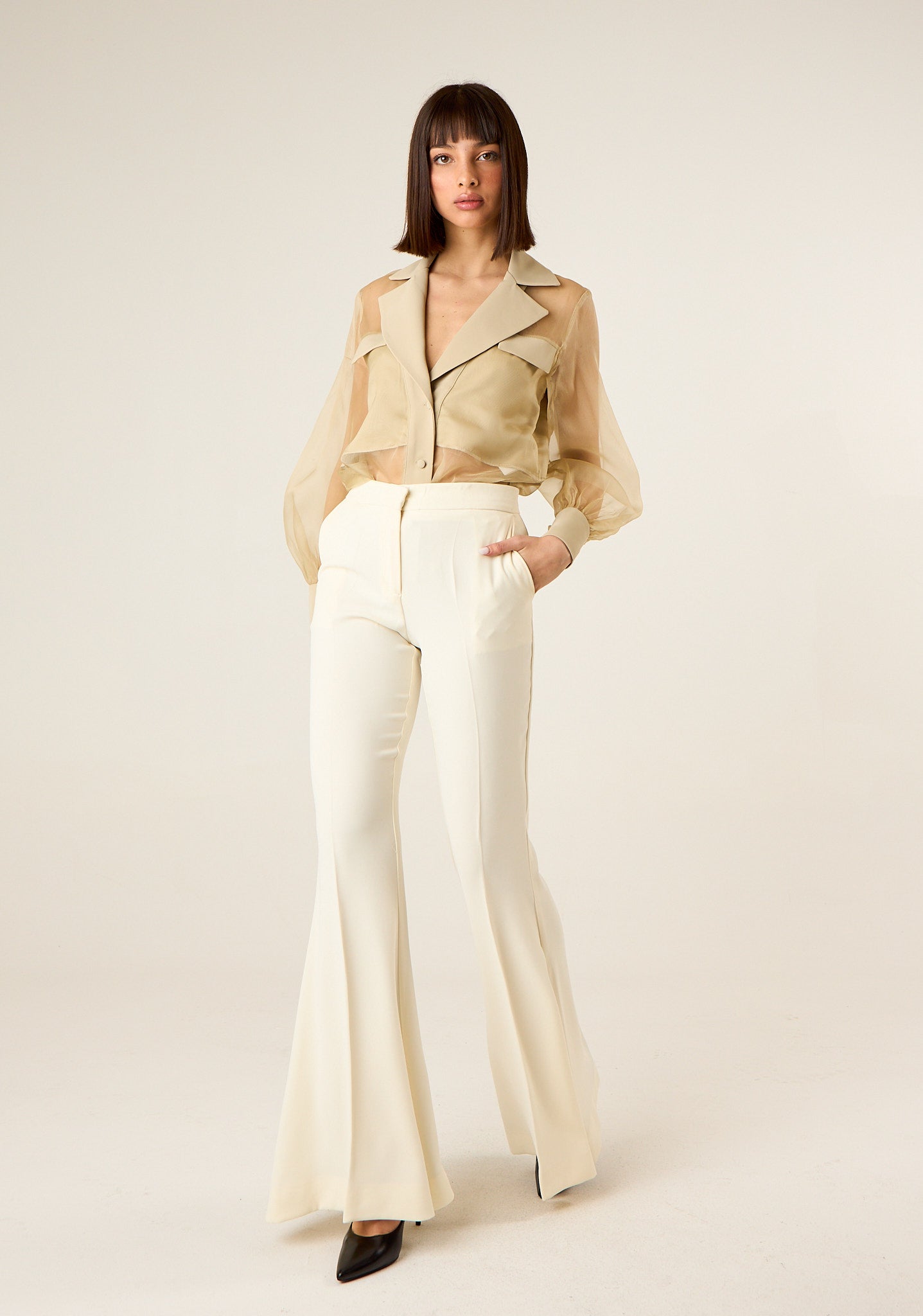 Pantalone a zampa d'elefante