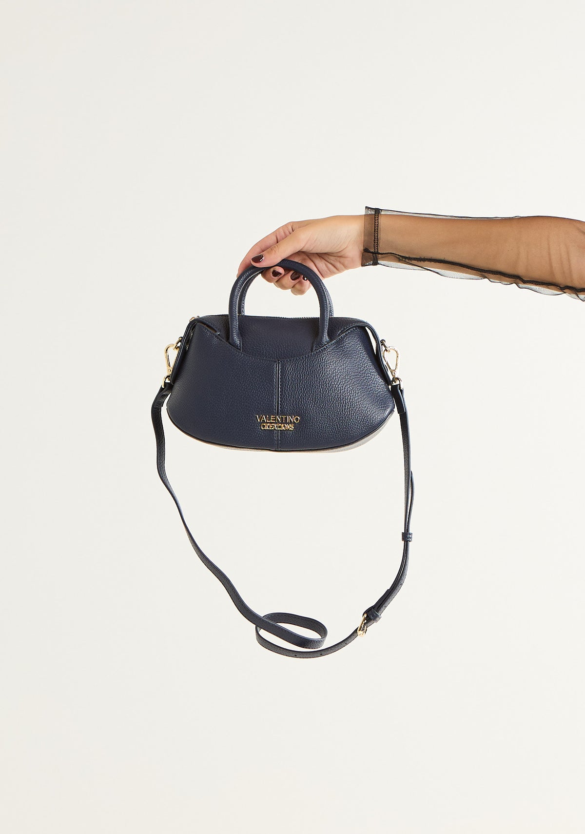 Borsa mini a mano con tracolla