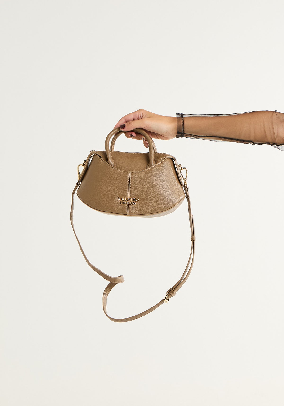 Borsa mini a mano con tracolla