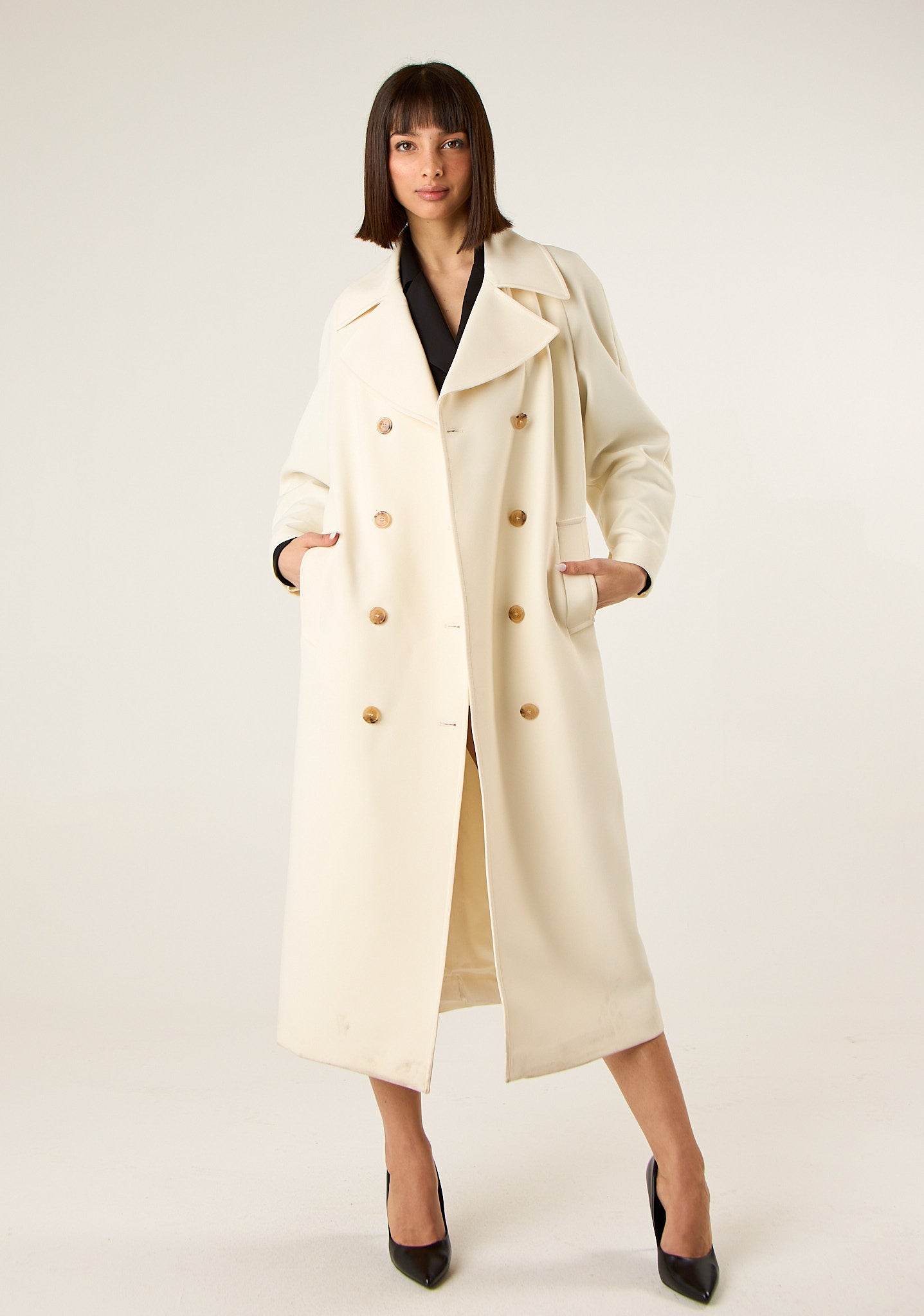 Trench over doppiopetto