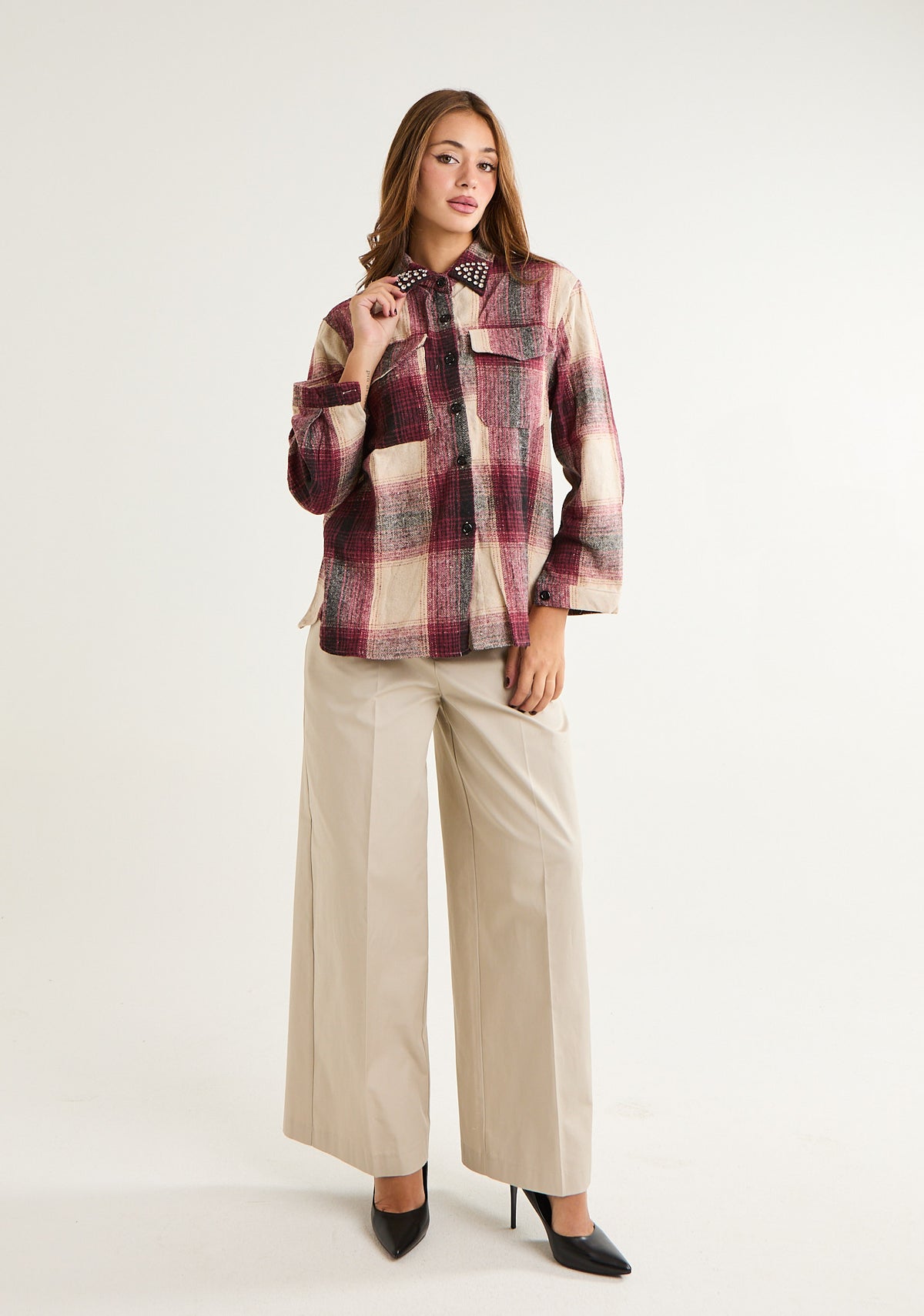 Pantalone gambe larghe