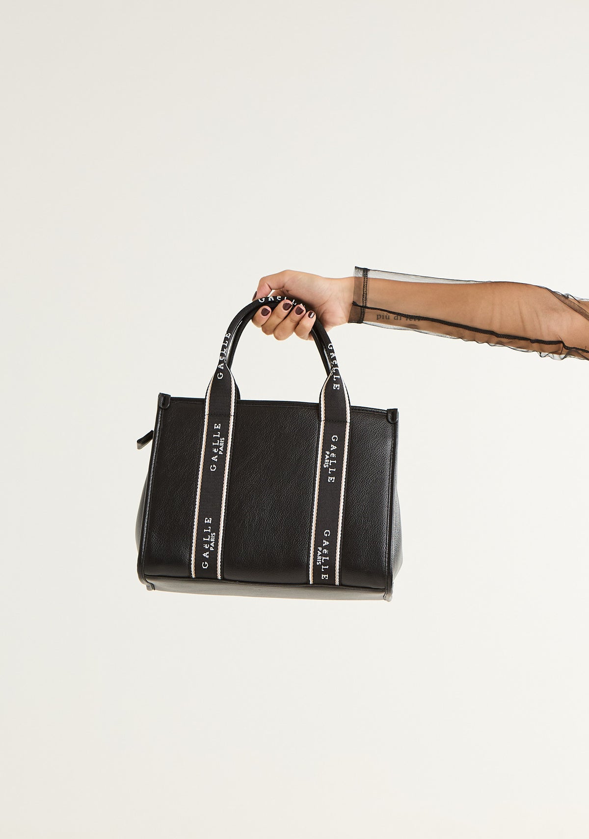 Borsa regular con banda logata