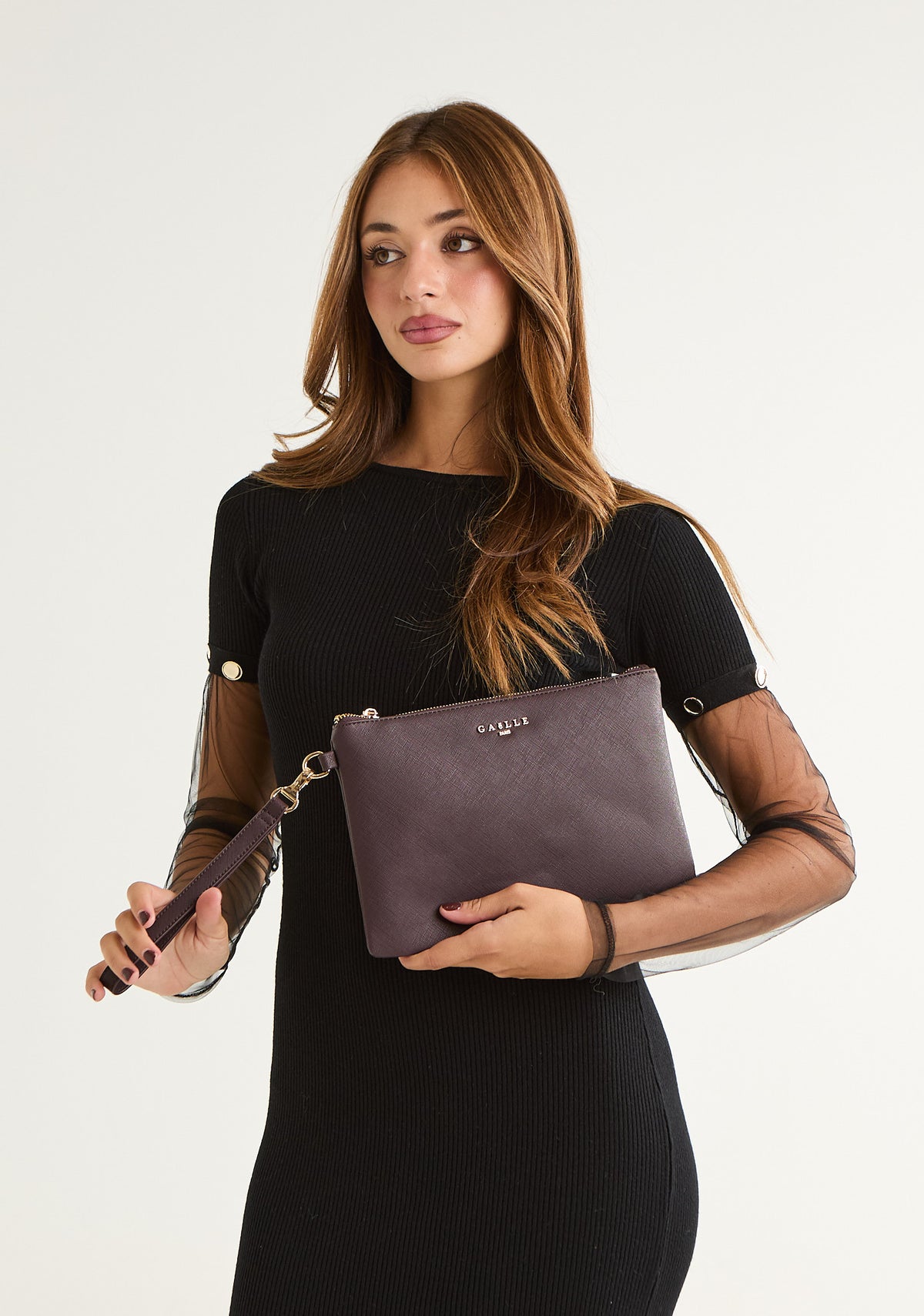 Pochette essential in saffiano