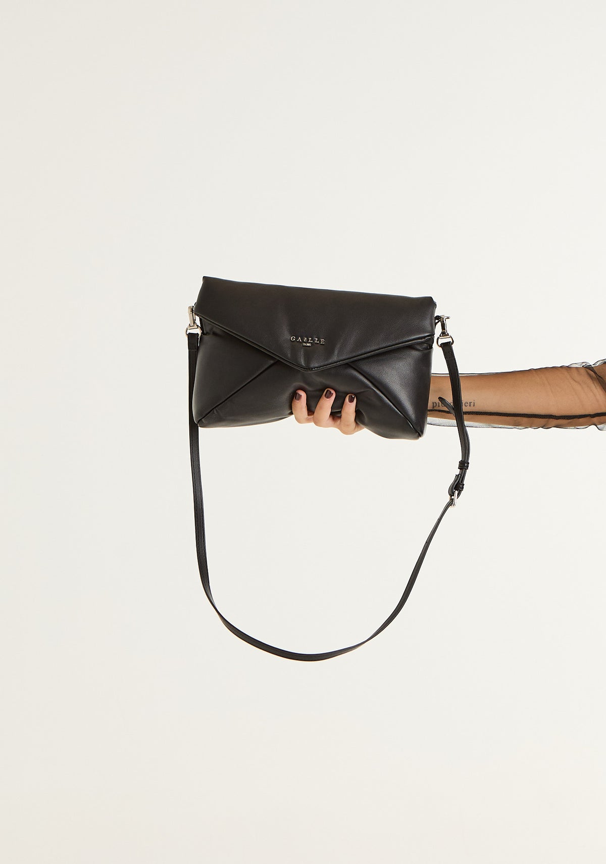 Pochette puffer con tracolla