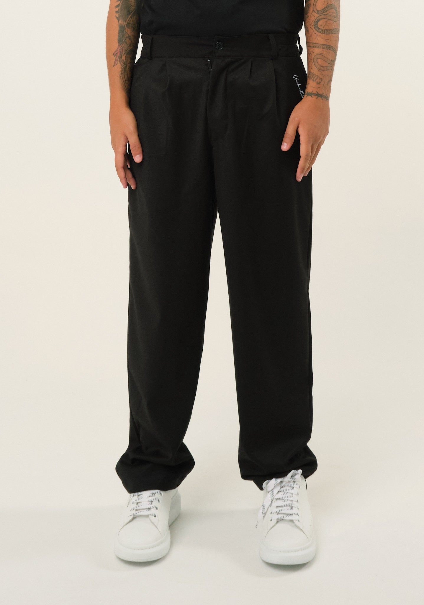 Pantalone con logo laterale