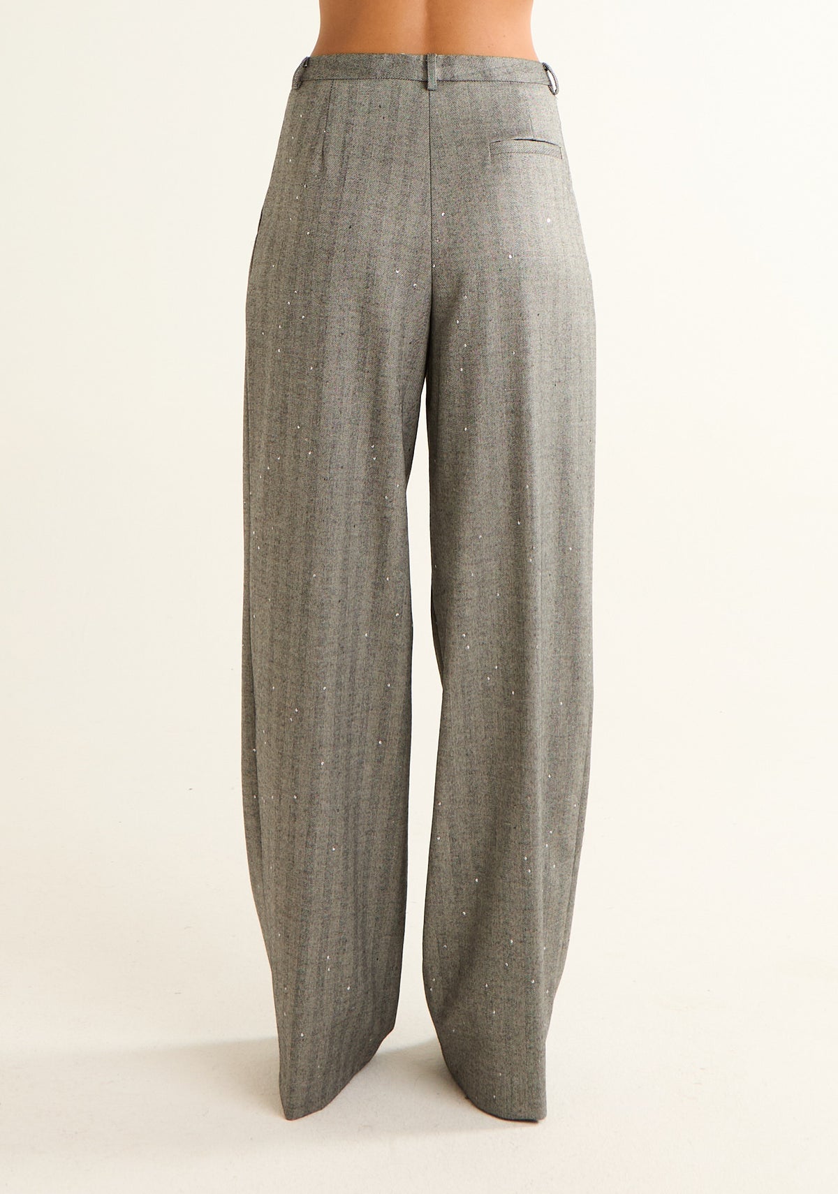 Pantalone over in tessuto sartoriale