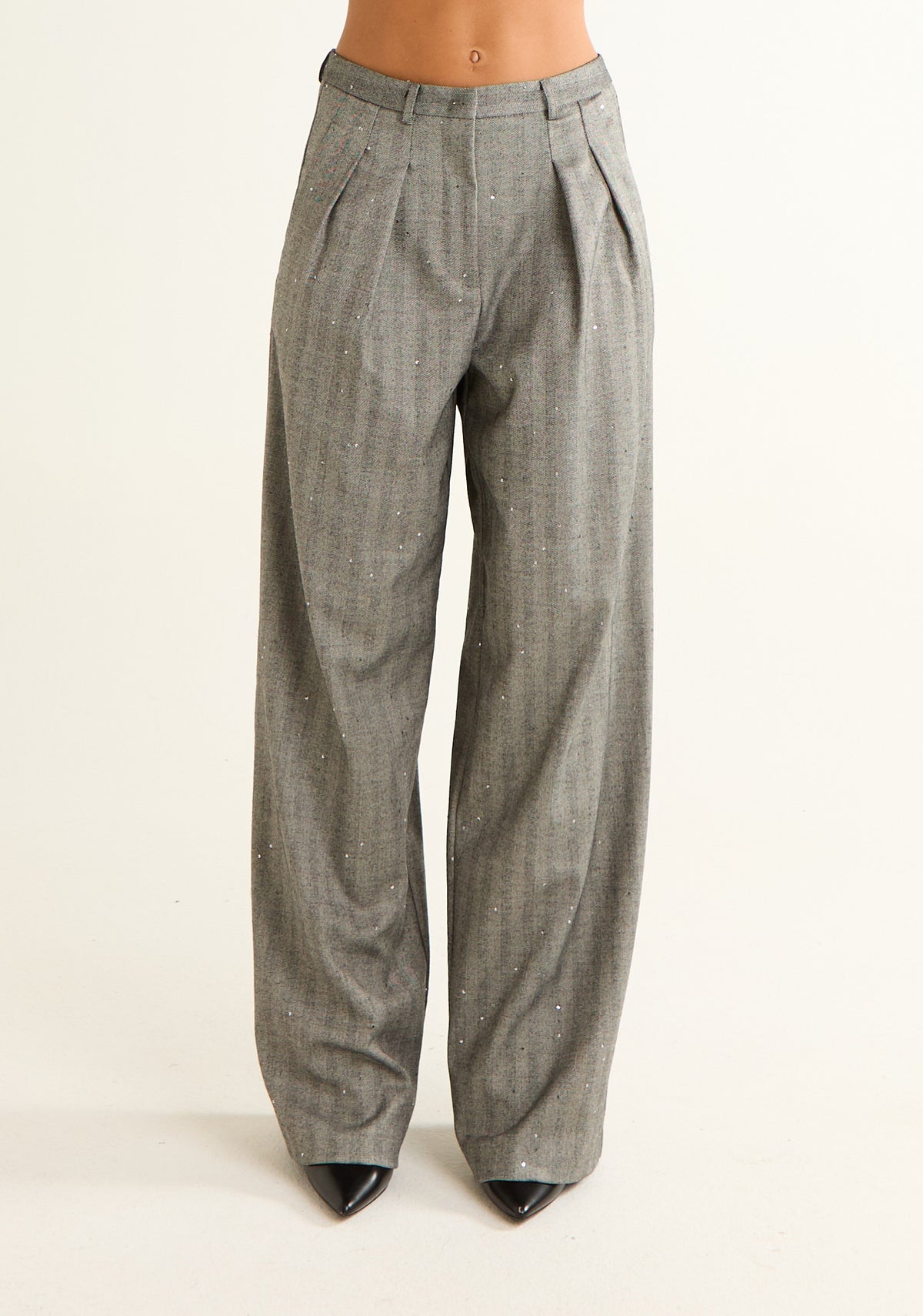 Pantalone over in tessuto sartoriale
