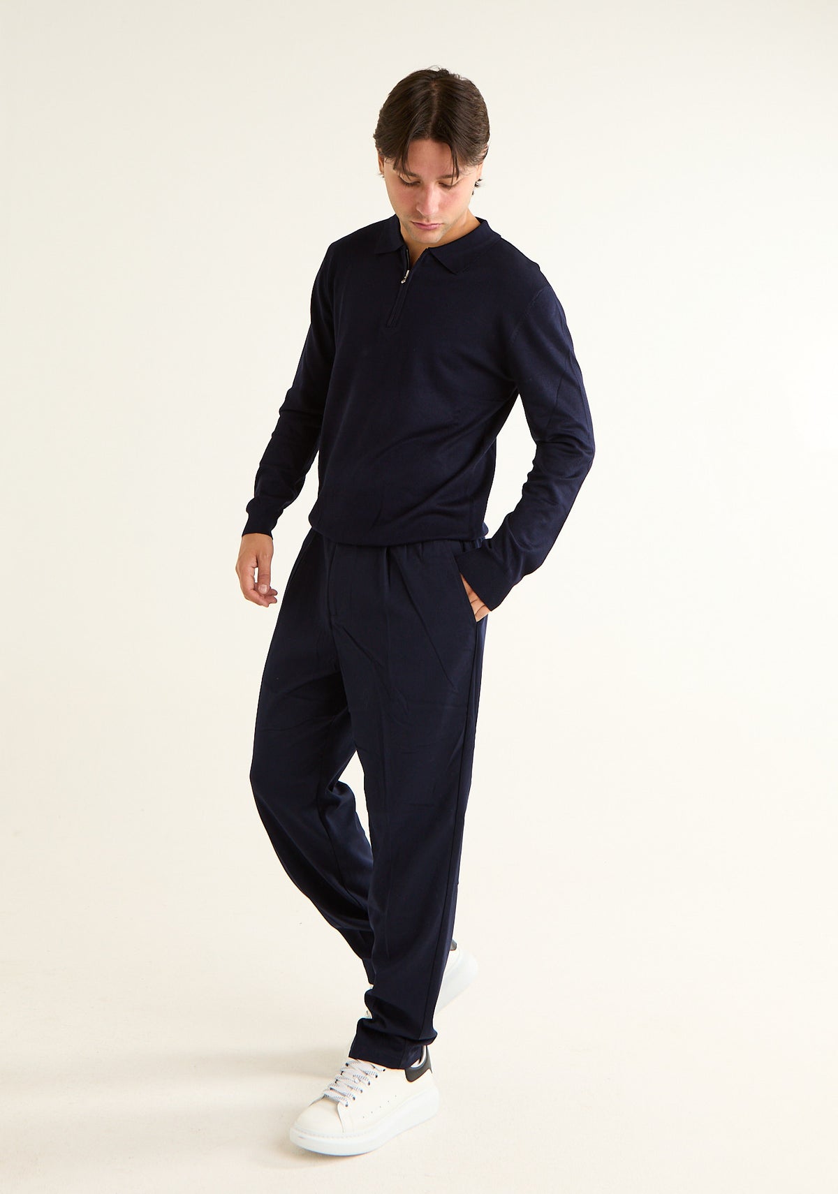 Pantalone a piega stirata