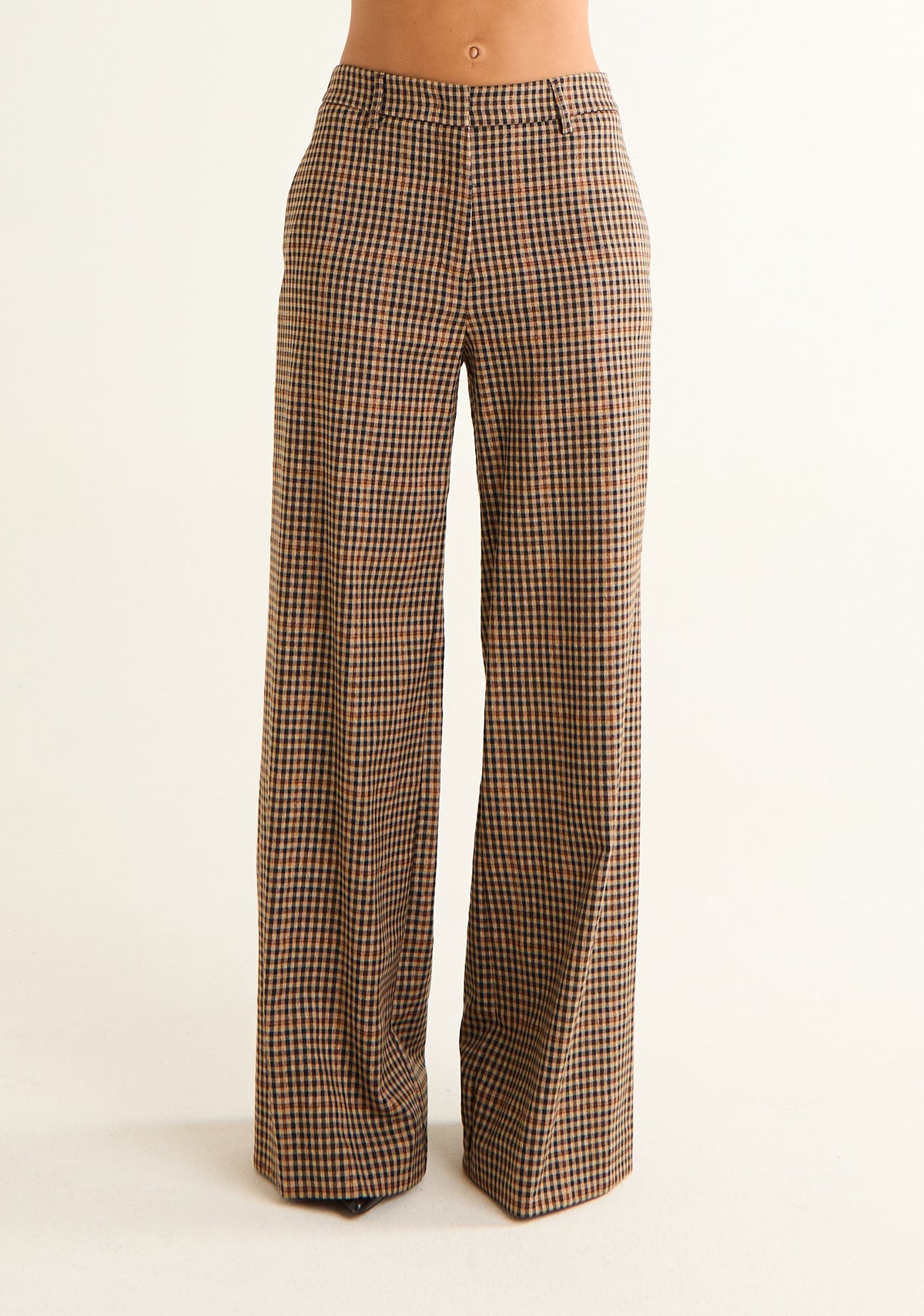 Pantalone palazzo a vita alta