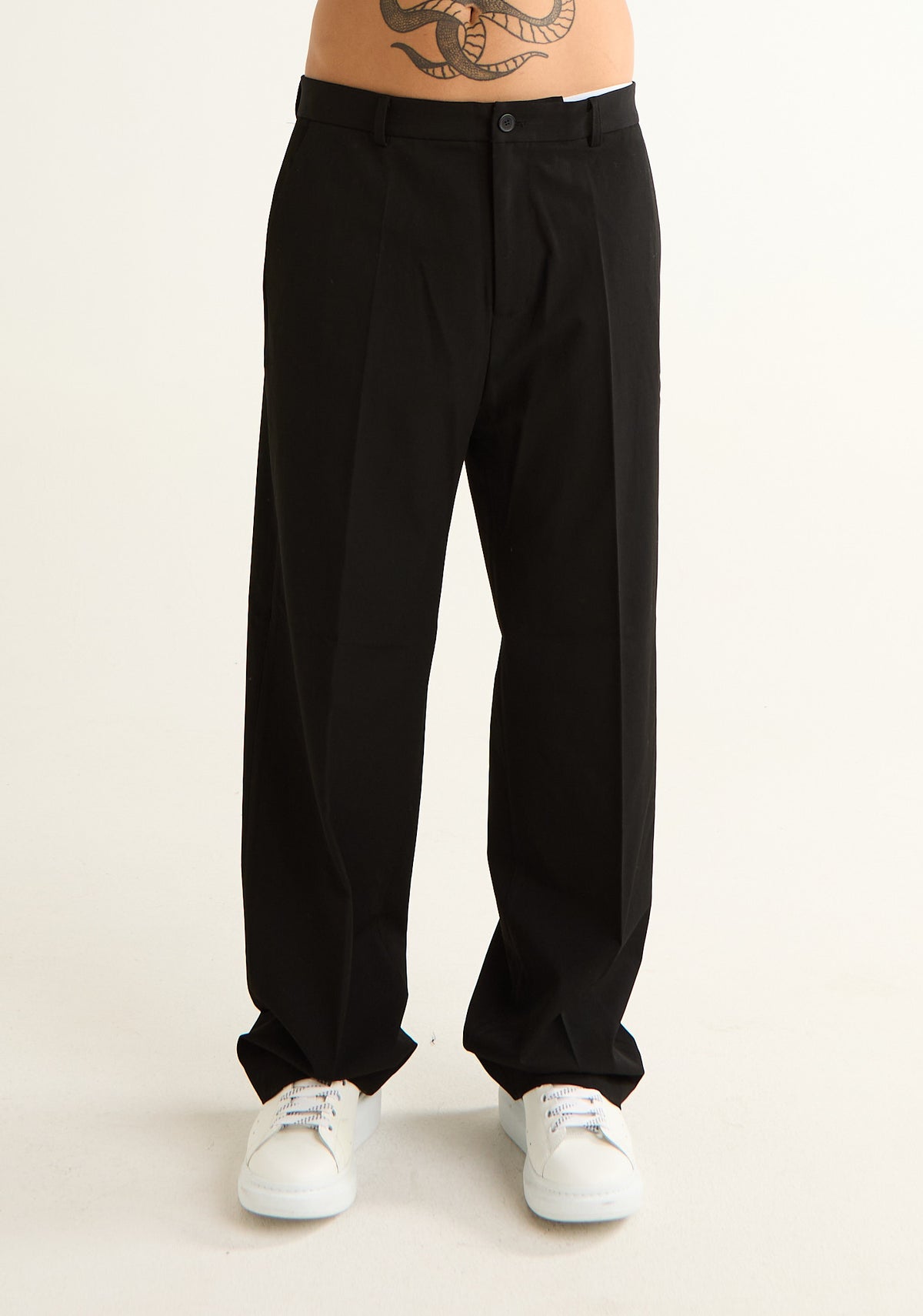 Pantalone sartoriale a gambe morbide