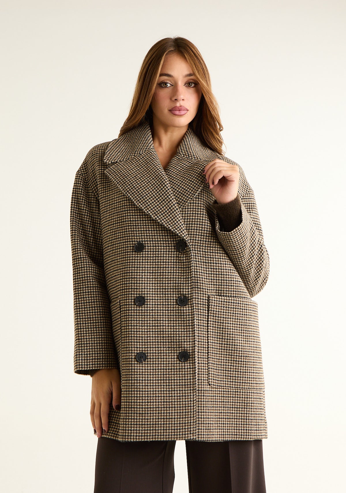 Cappotto midi doppiopetto