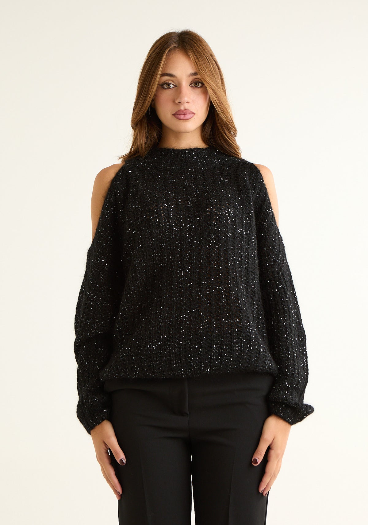 Maglia con omeri scoperti