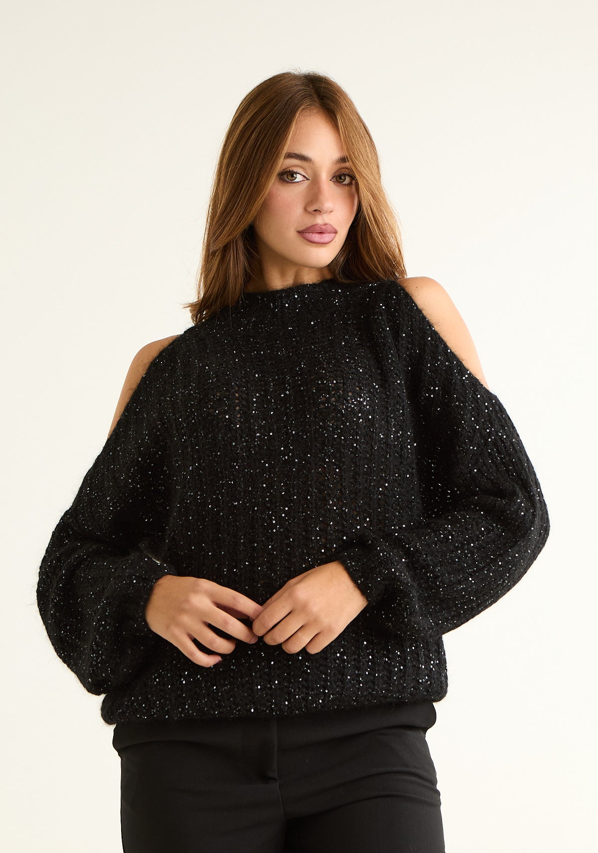Maglia con omeri scoperti