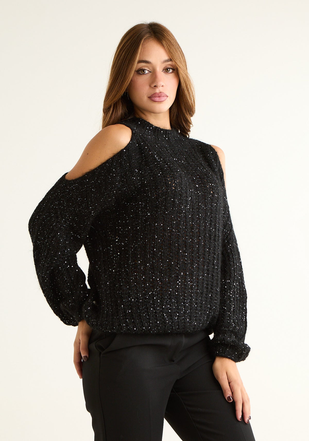 Maglia con omeri scoperti