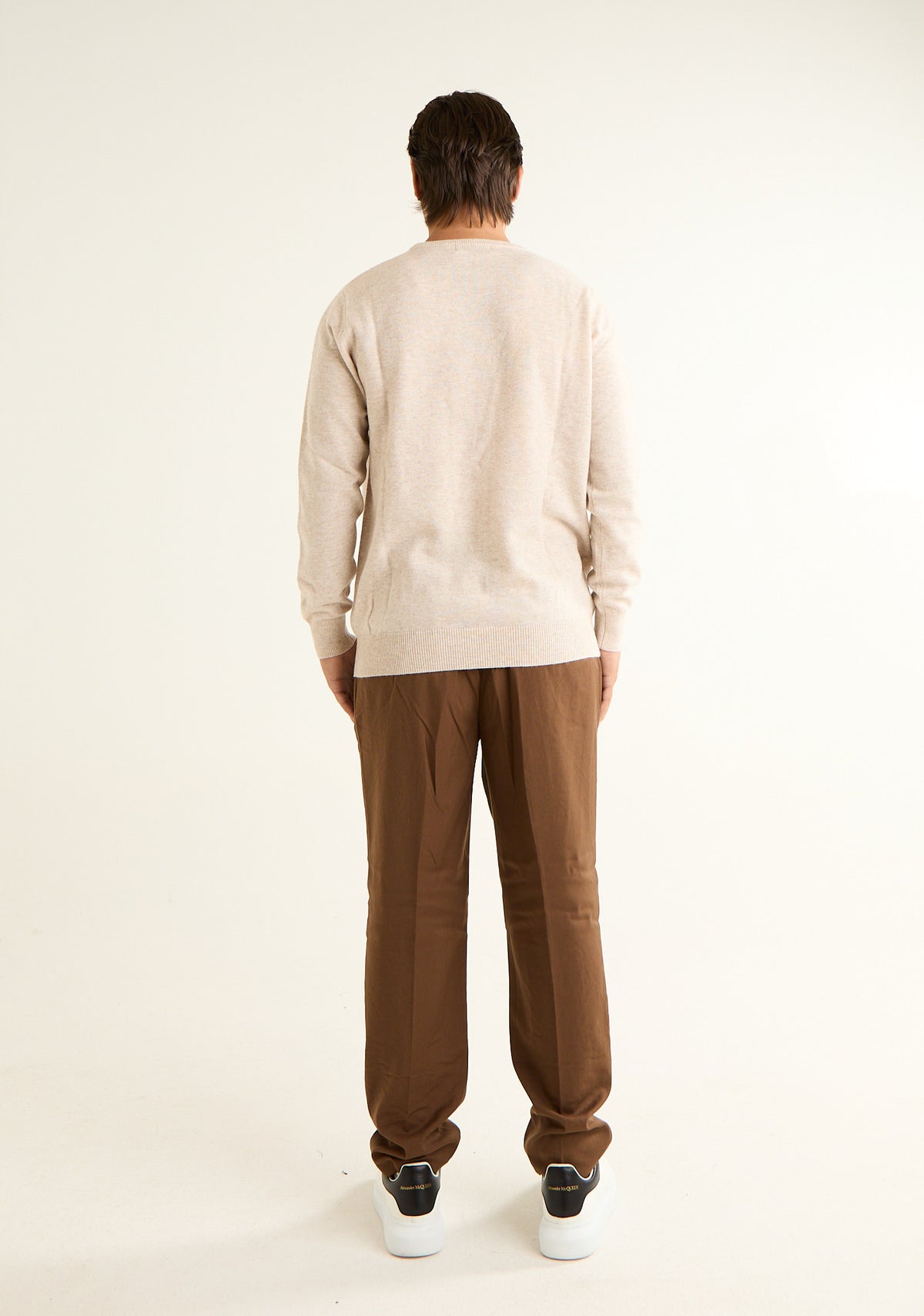 Maglia paricollo in cashmere