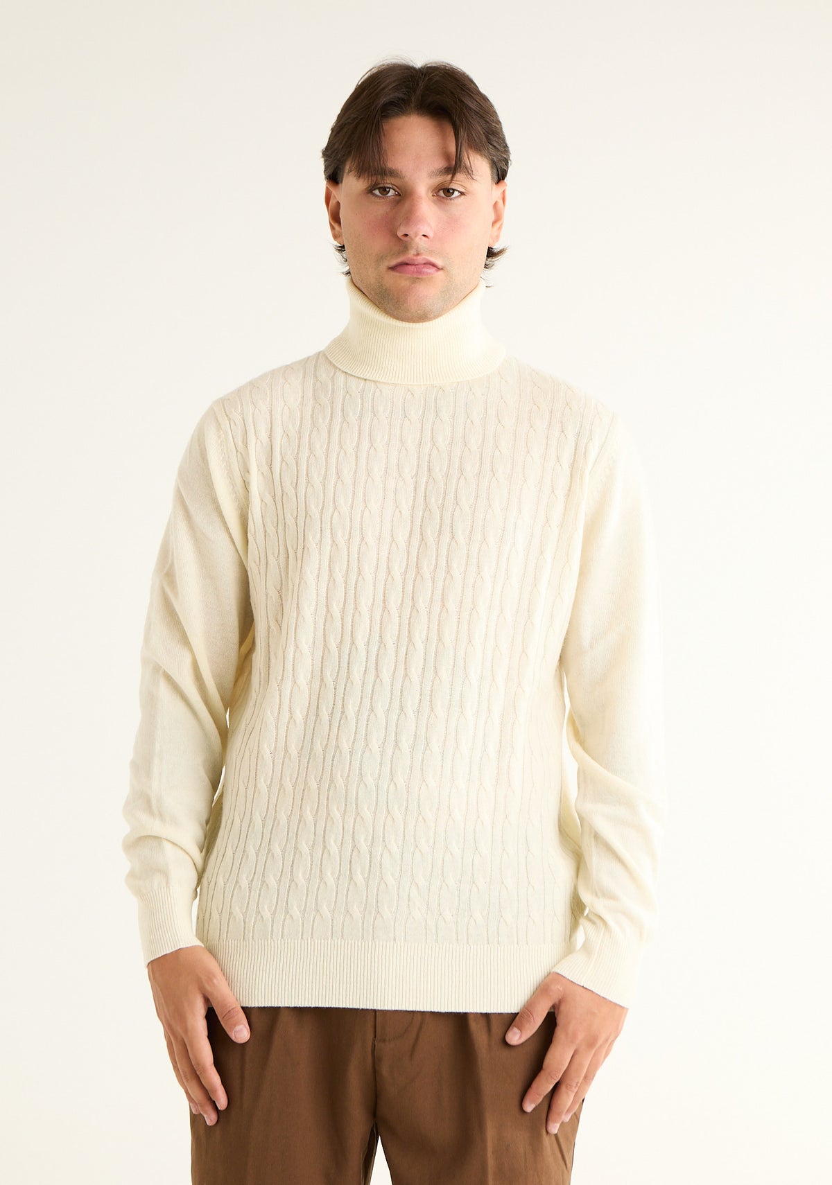 Maglia dolcevita in cashmere