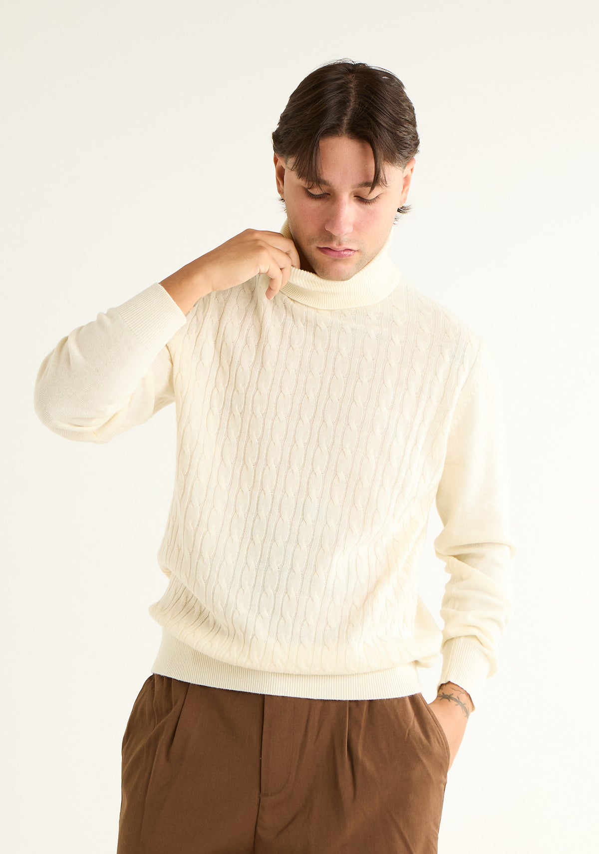Maglia dolcevita in cashmere