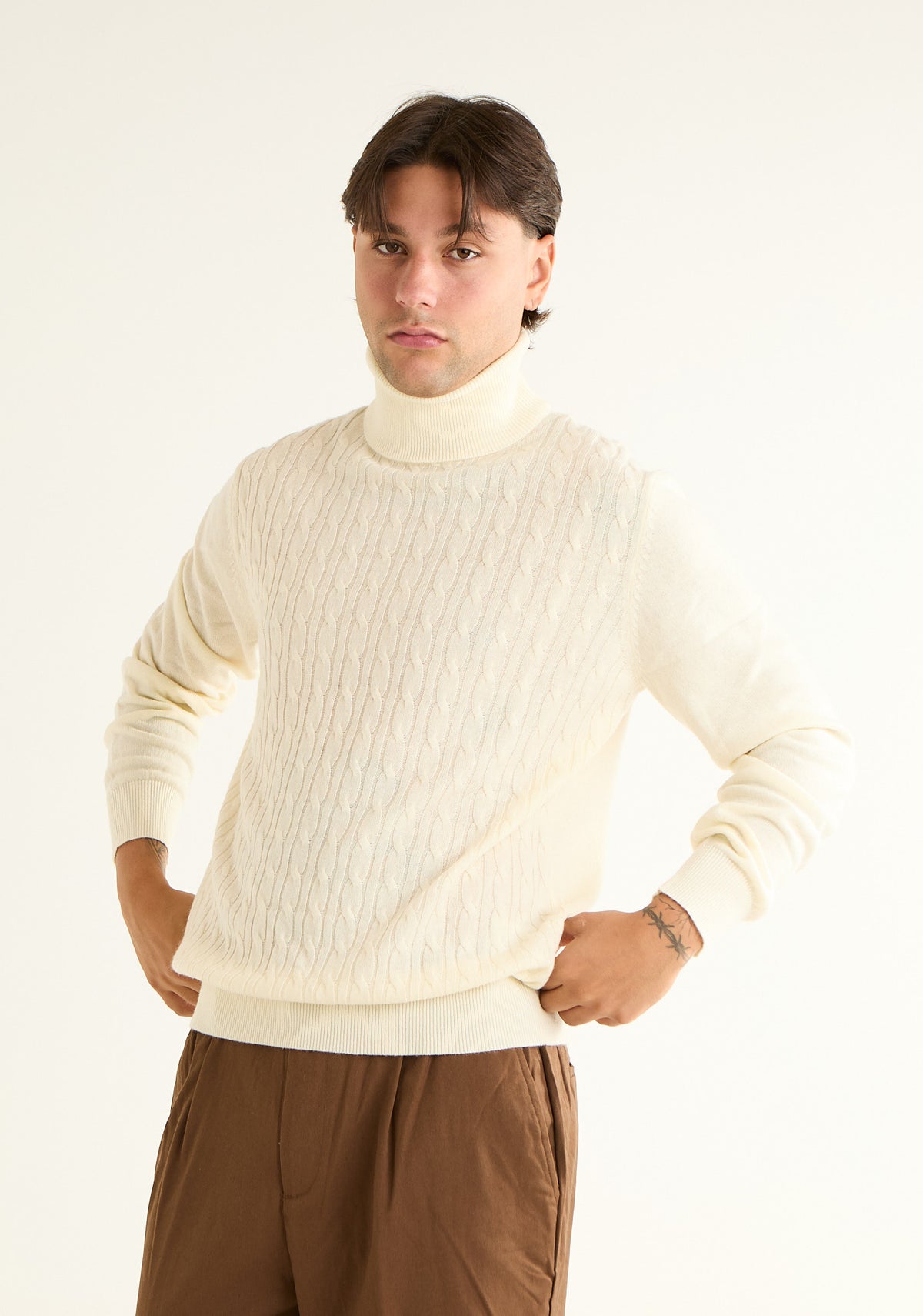 Maglia dolcevita in cashmere