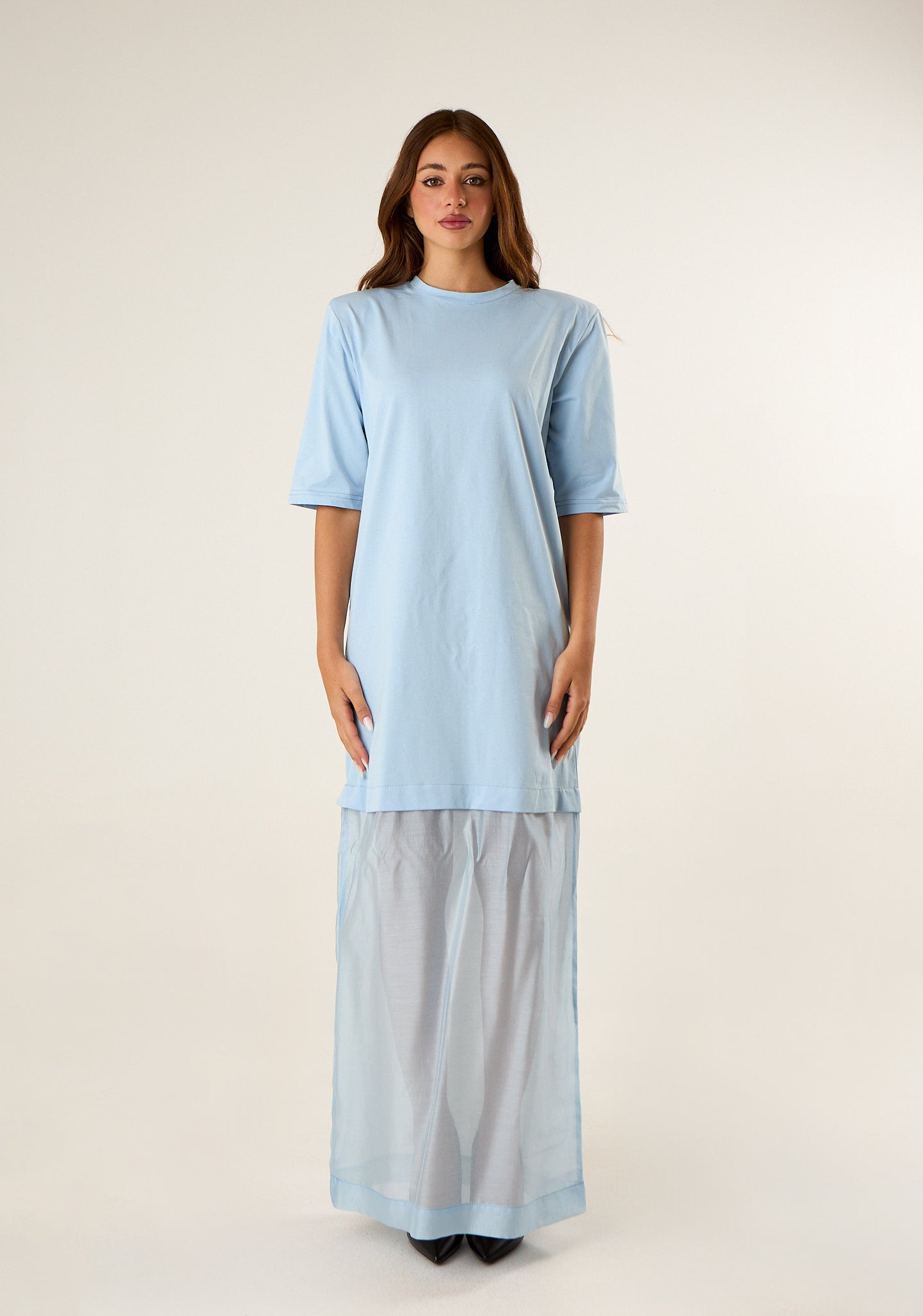 Abito maxi t-shirt