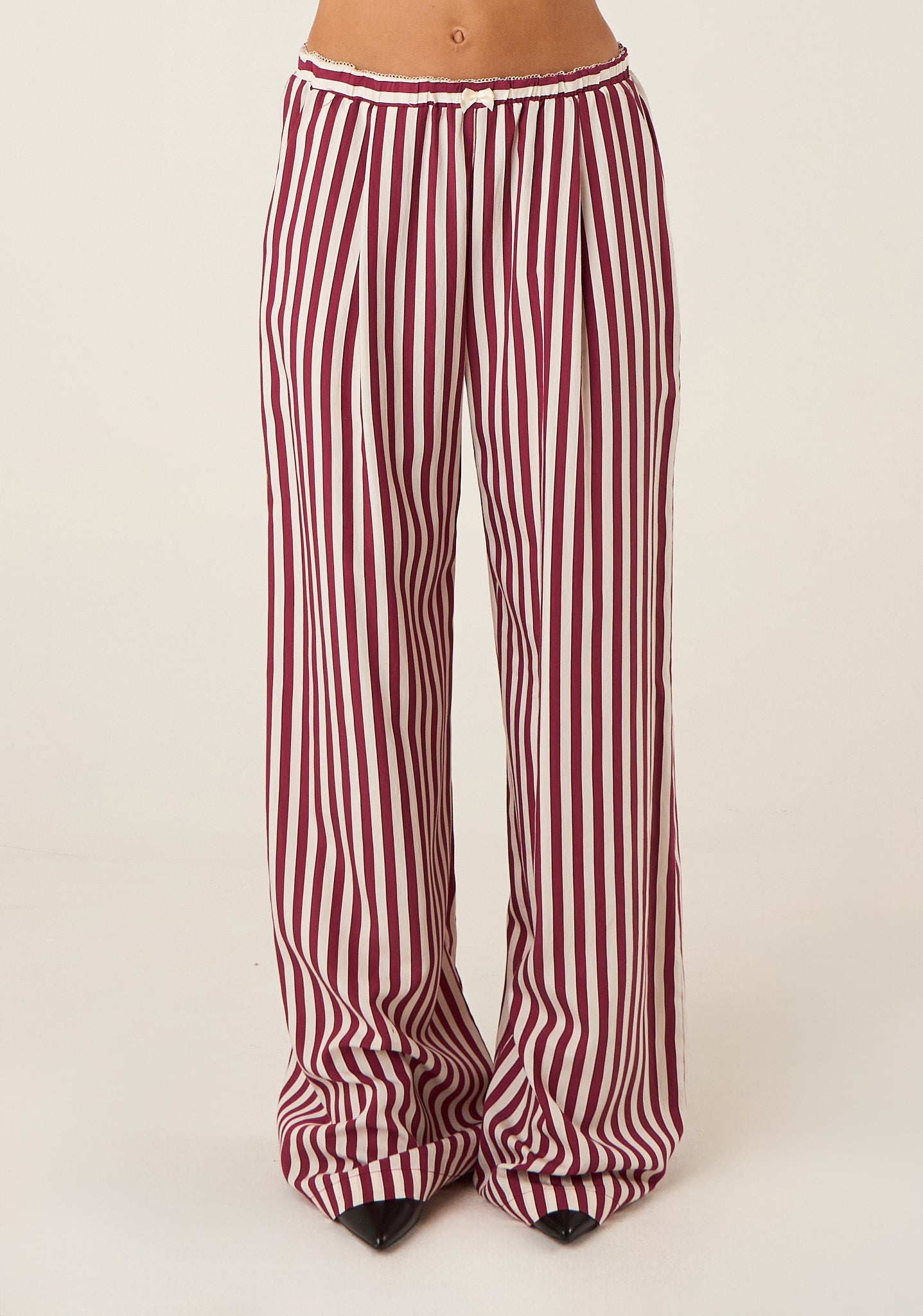 Pantalone palazzo a righe