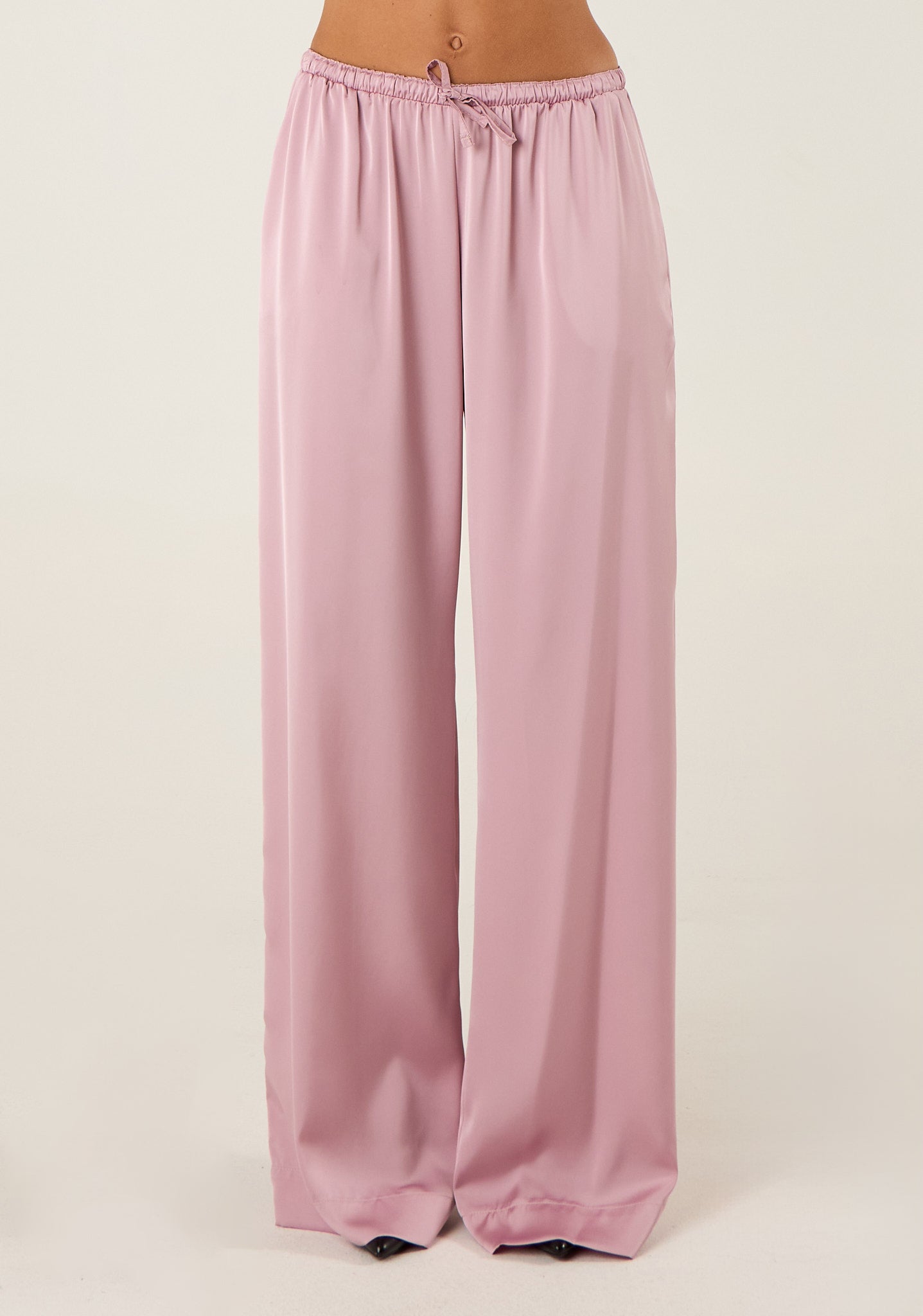 Pantalone comodo in raso