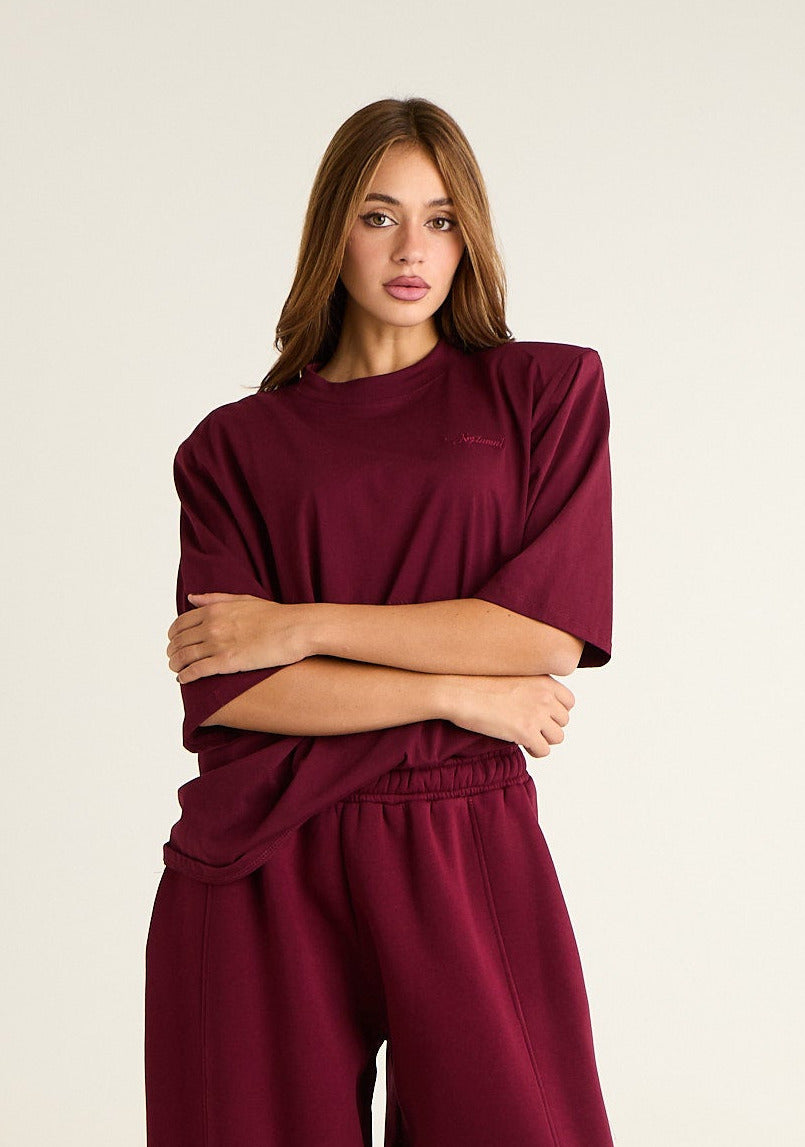 T-shirt quadrata con spalline