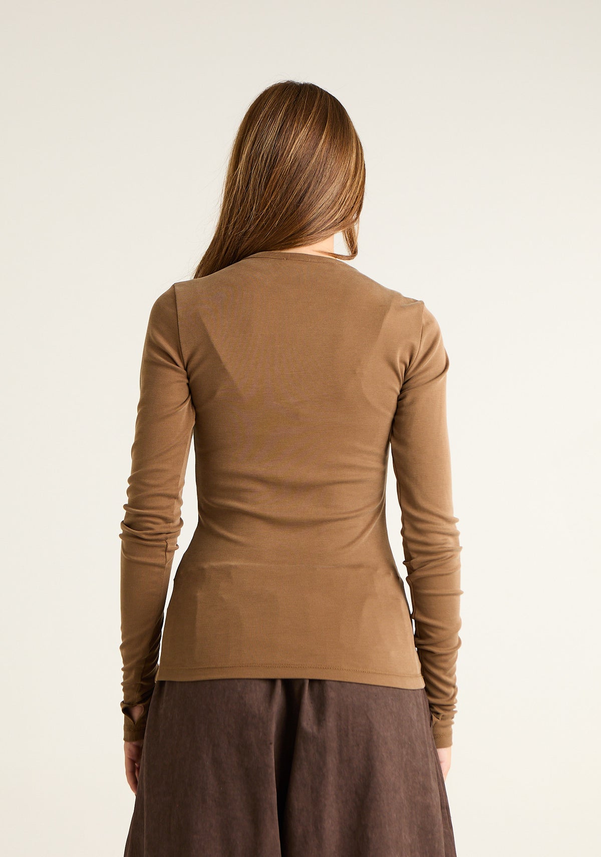 Maglia con scollo serafino