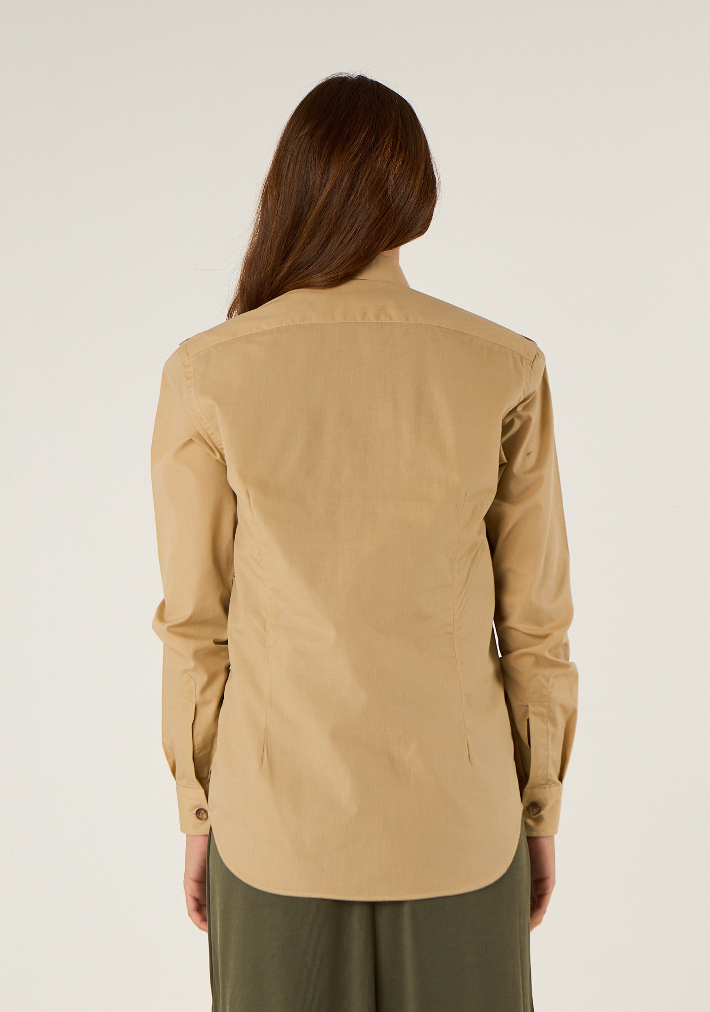 Camicia con applicazioni military
