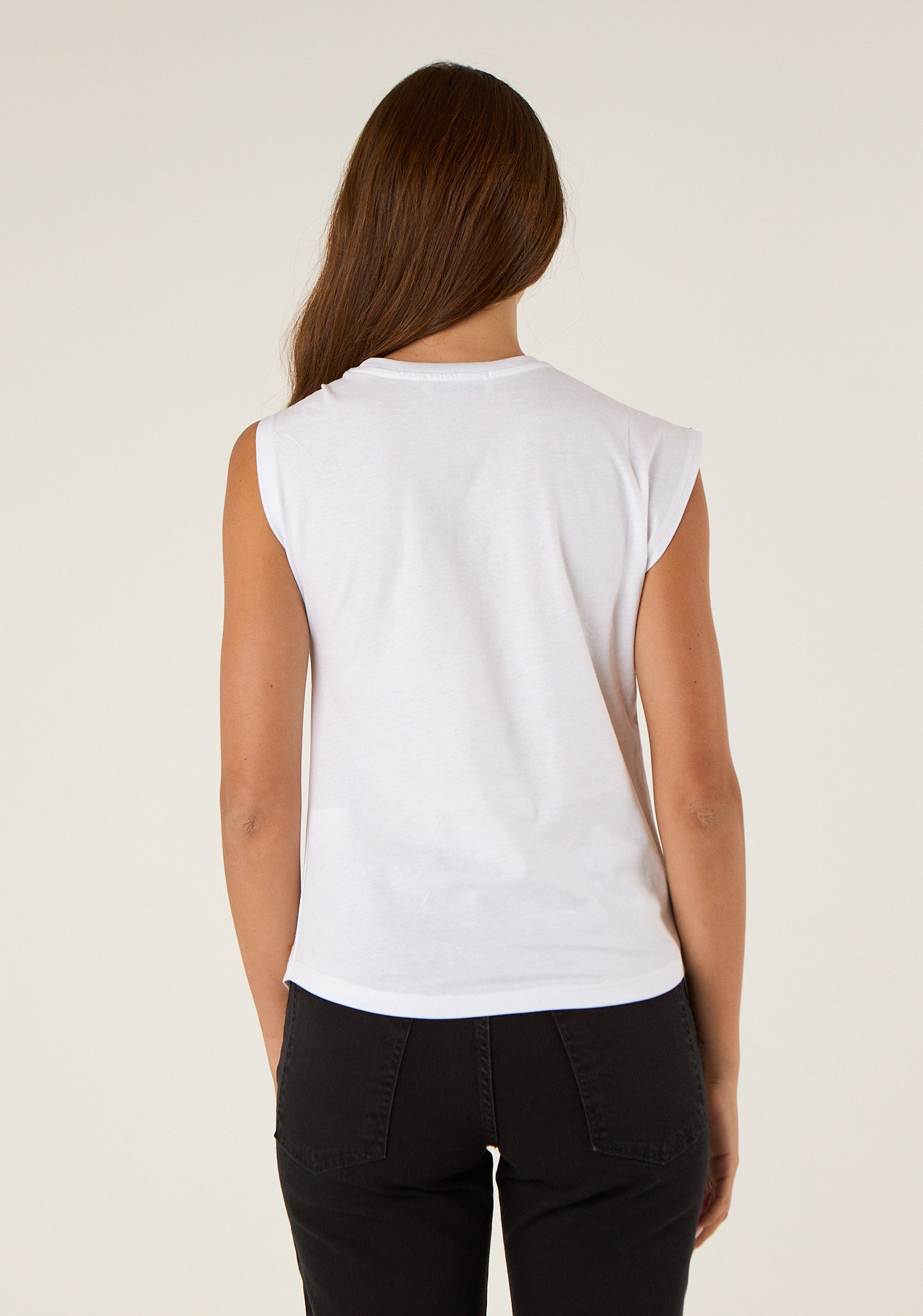 Top smanicato con nodo laterale