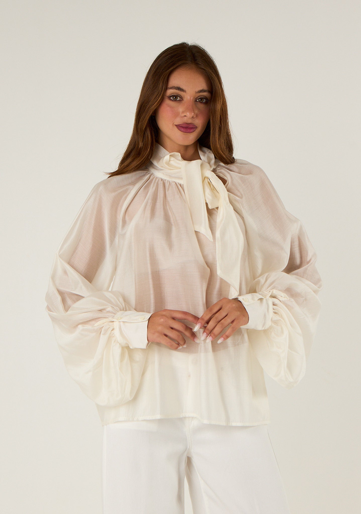 Blusa trasparente