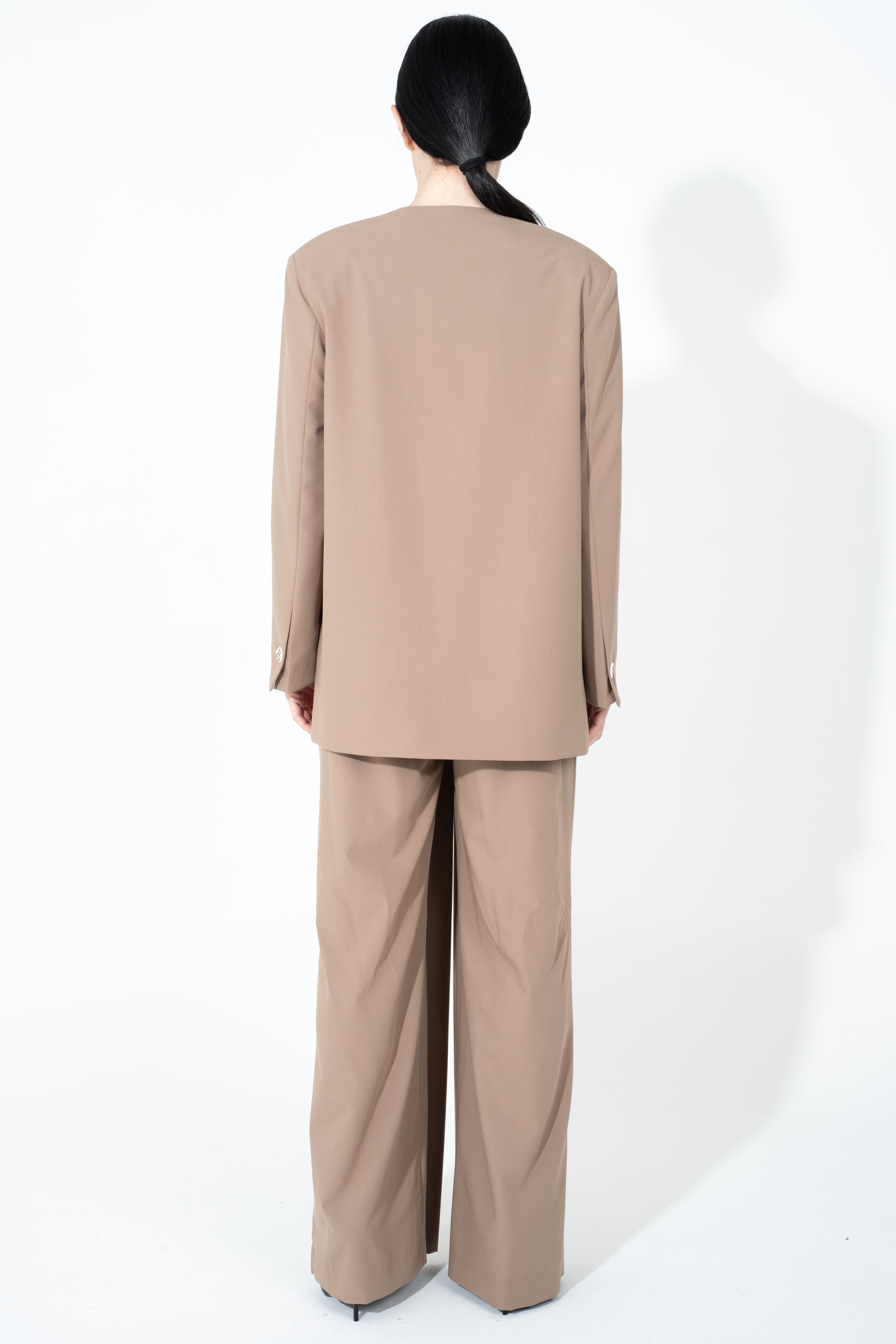 Blazer senza colletto