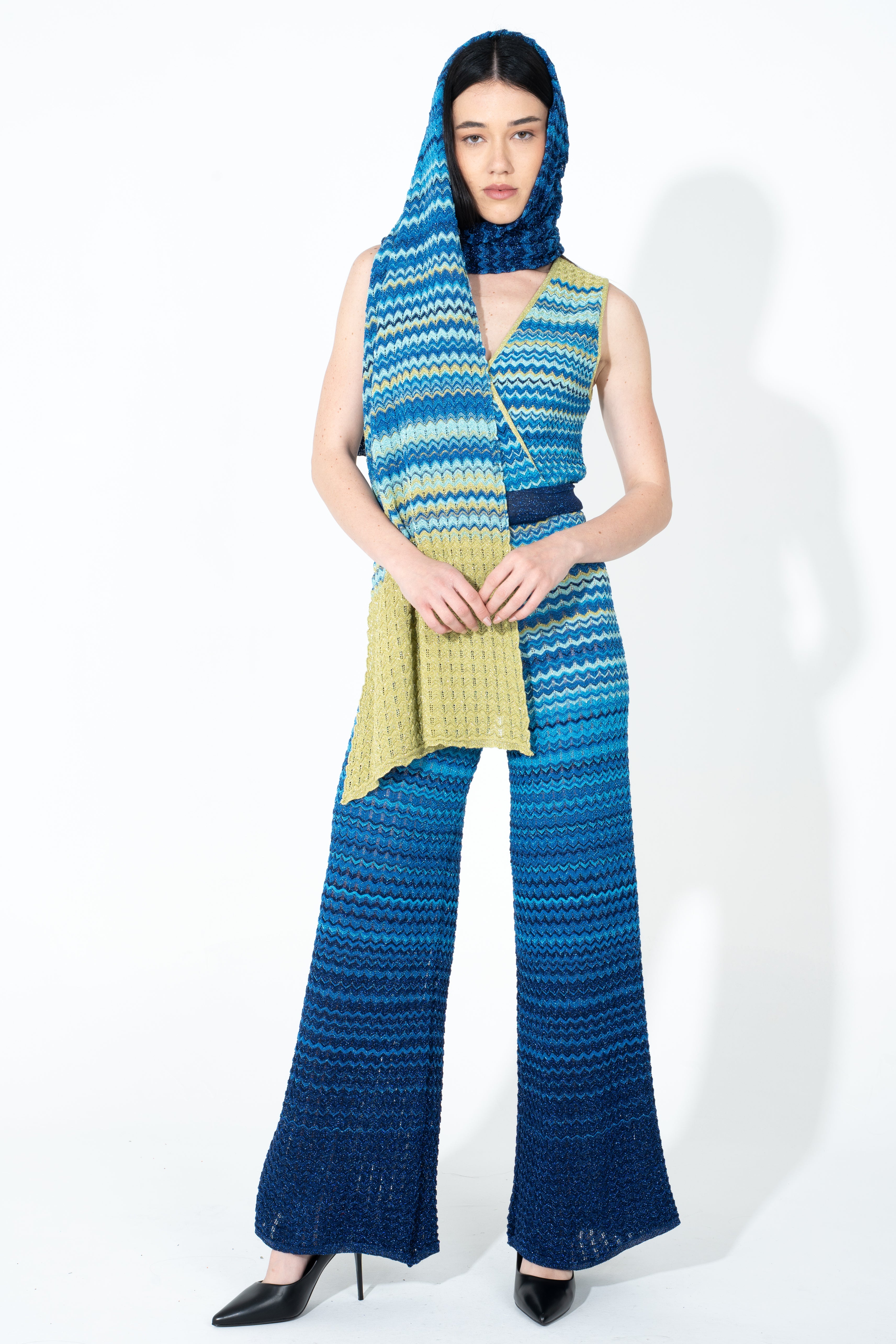 Foulard in maglia degrade'