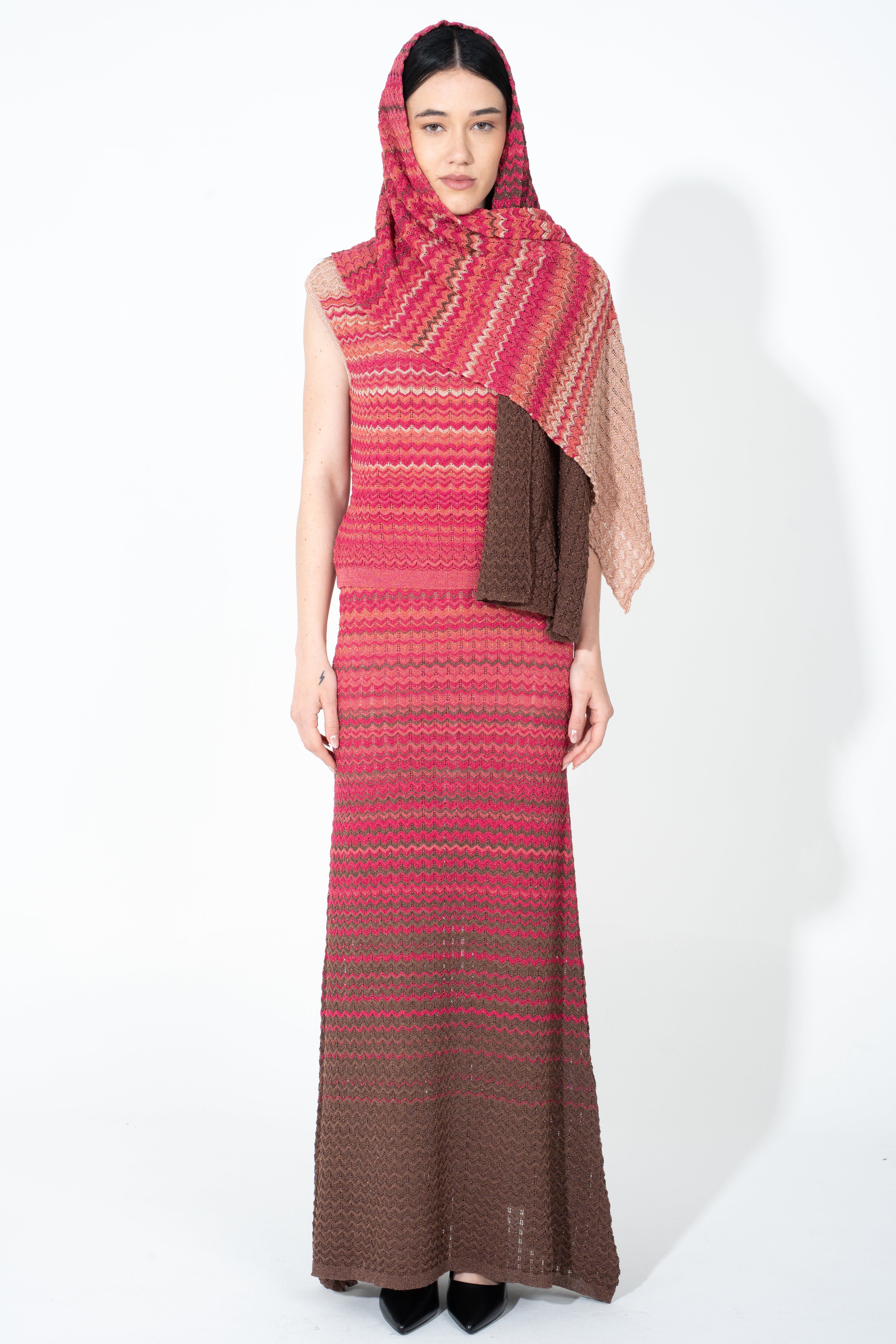 Foulard in maglia degrade'