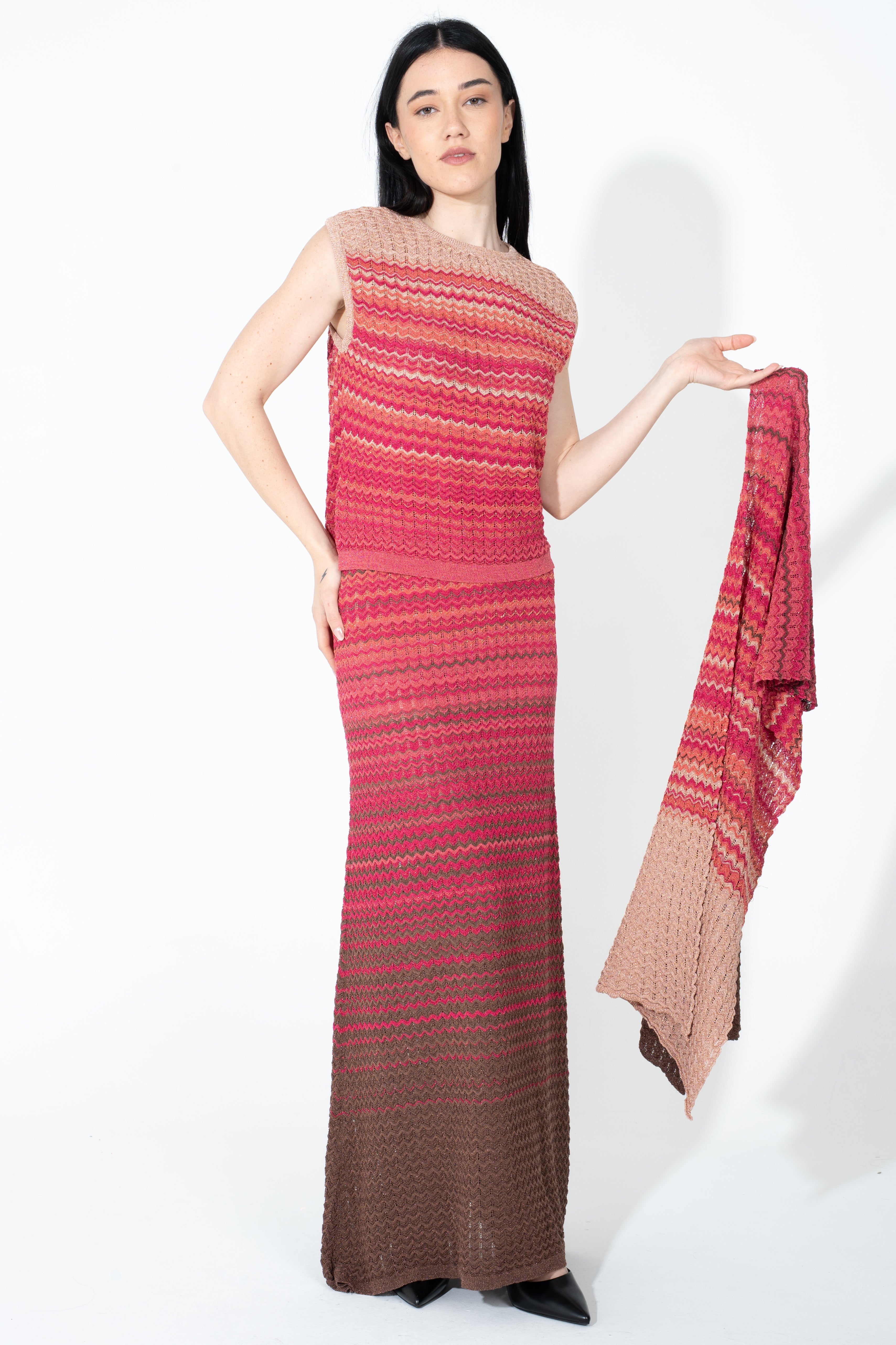 Foulard in maglia degrade'
