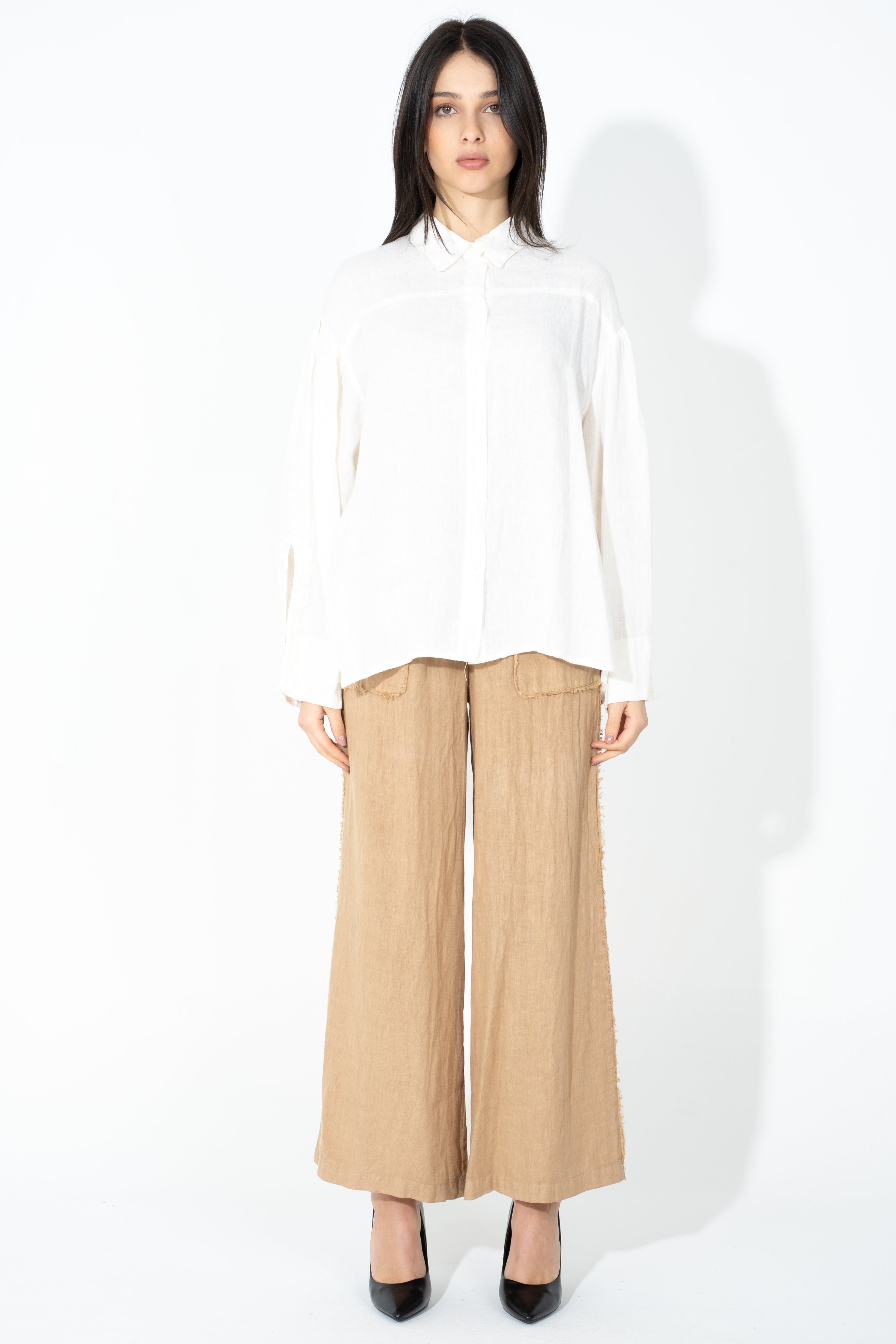 Pantalone gaucho a corpetto stretto