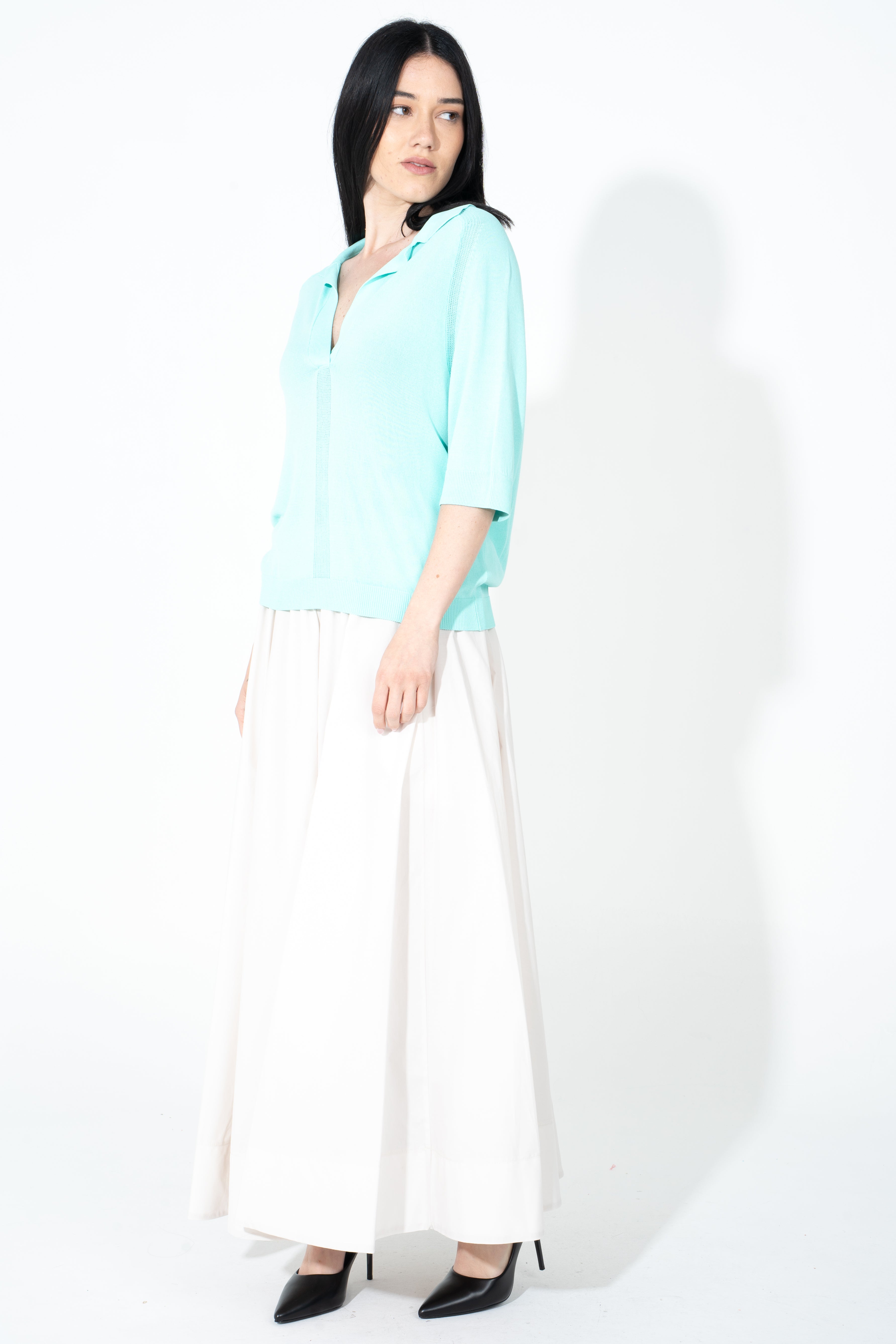 Polo in maglia morbida