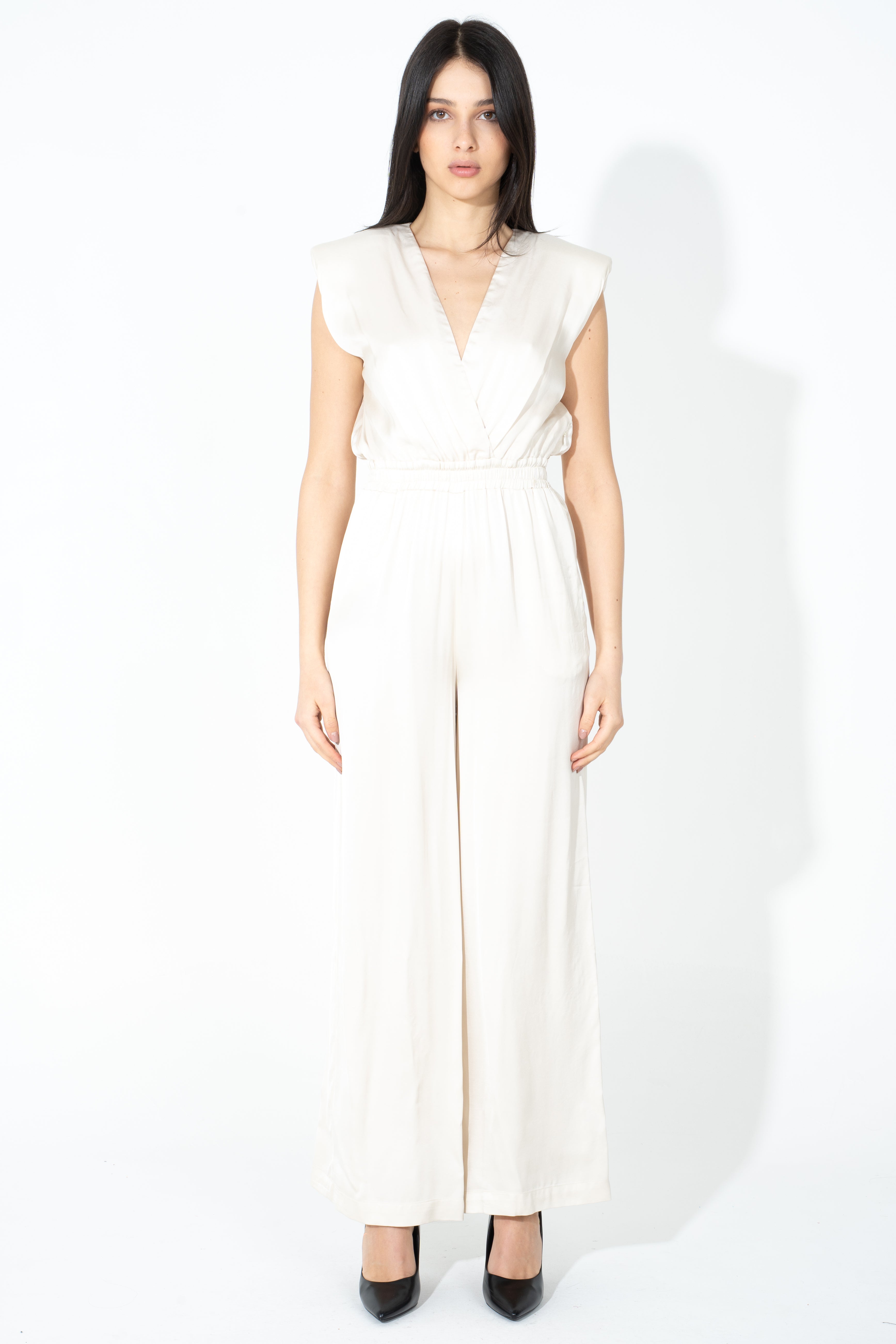 Tuta maxi in raso