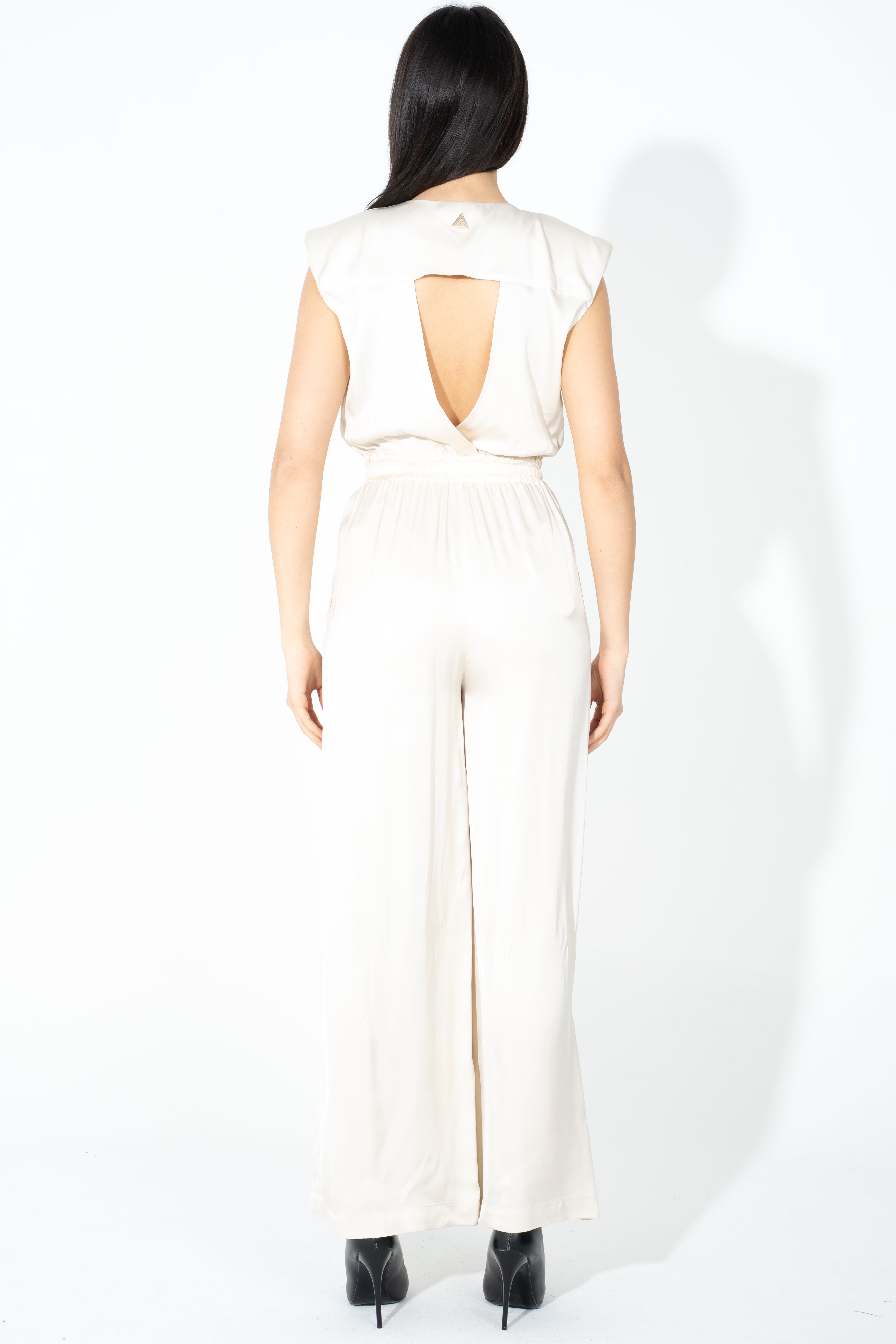 Tuta maxi in raso