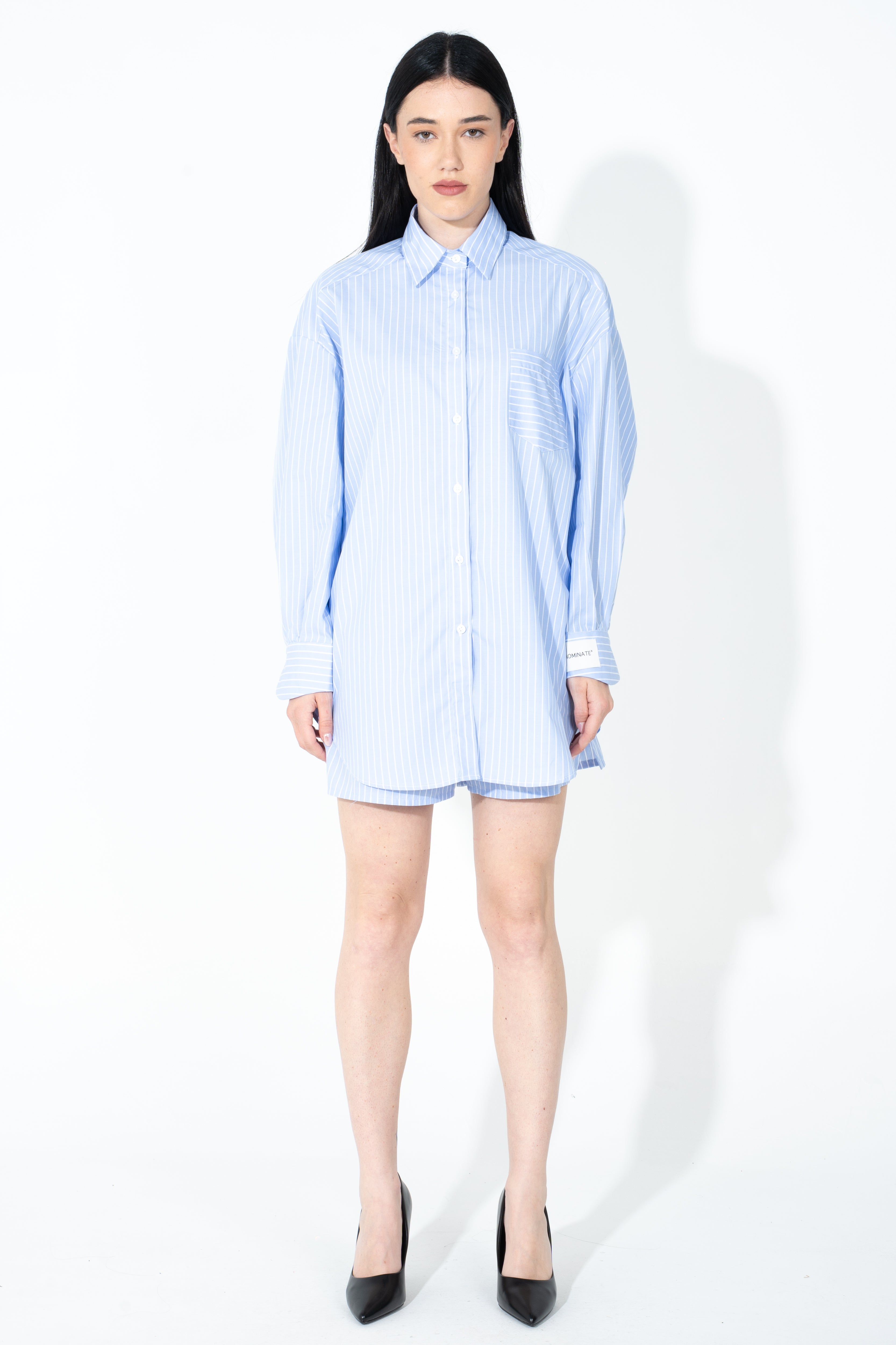 Camicia over in cotone