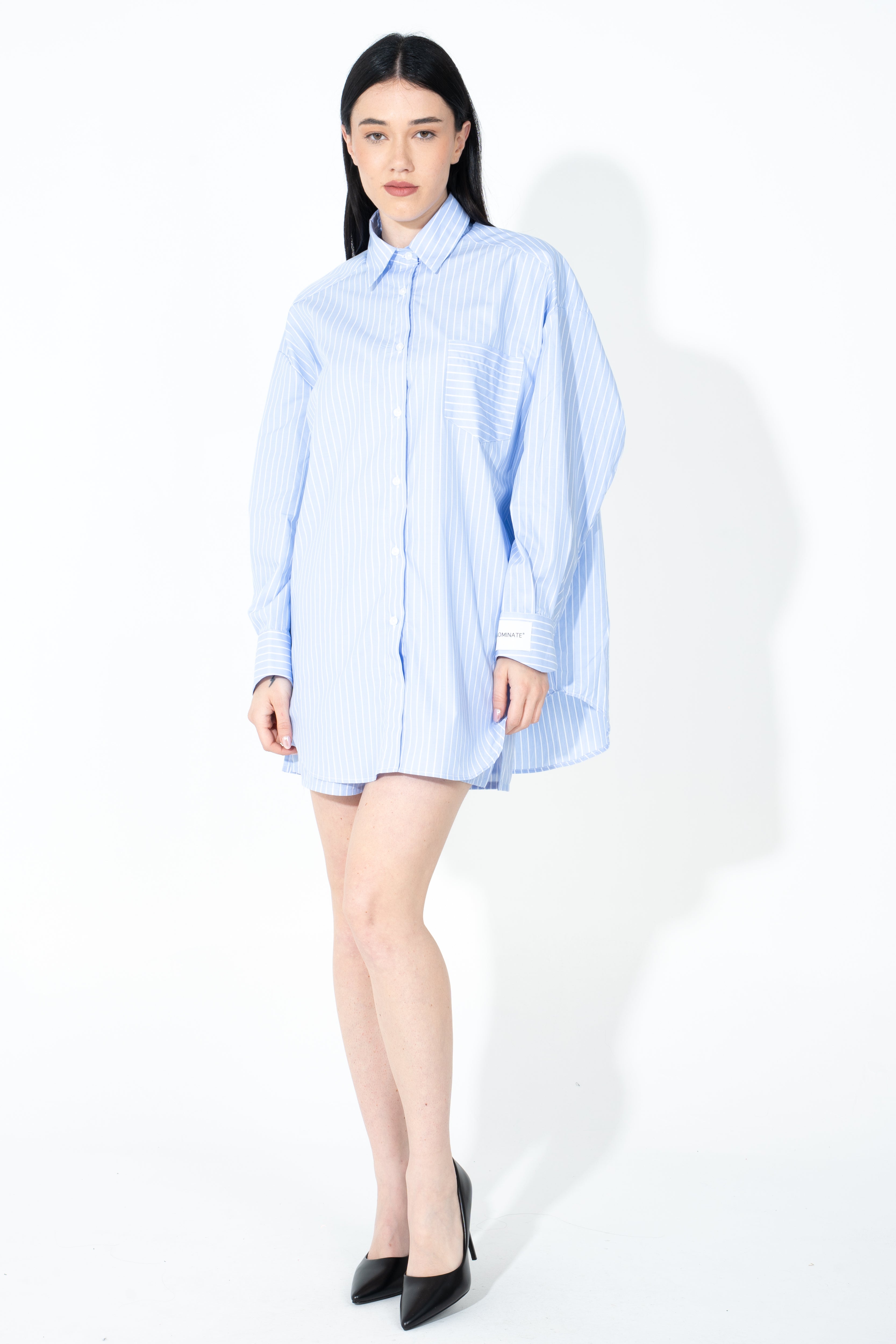 Camicia over in cotone