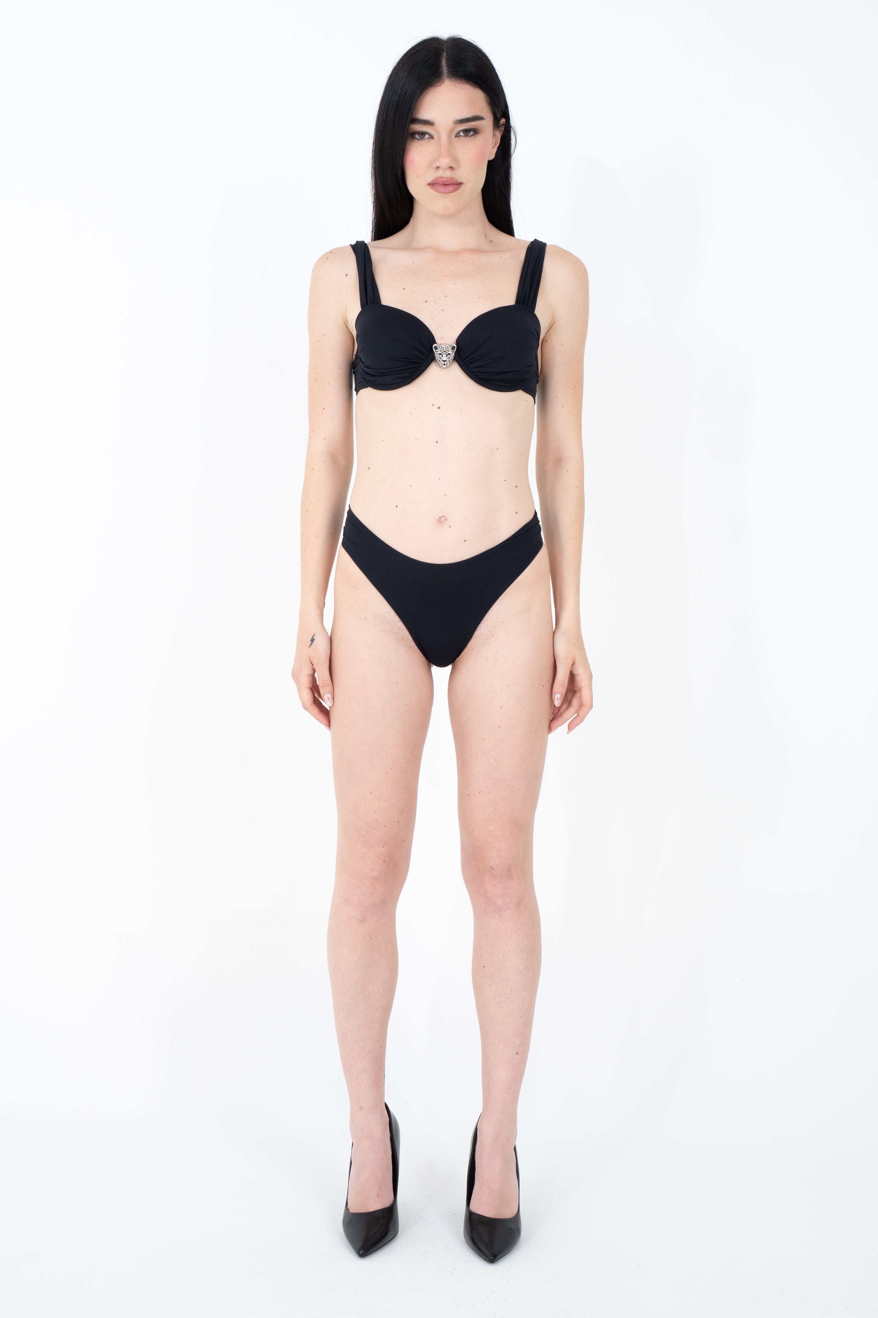 Costume bikini jaguar black