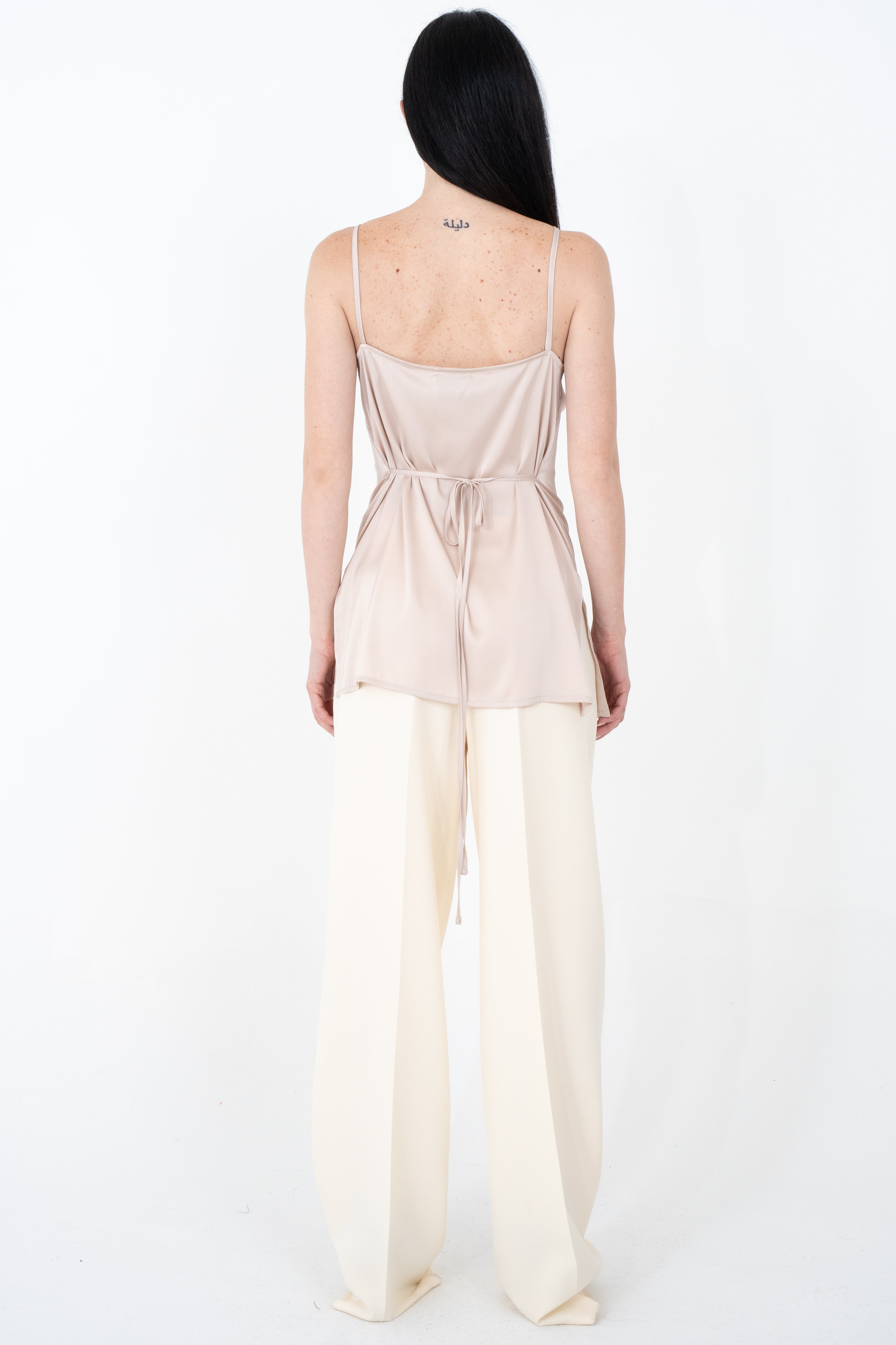Canotta satin