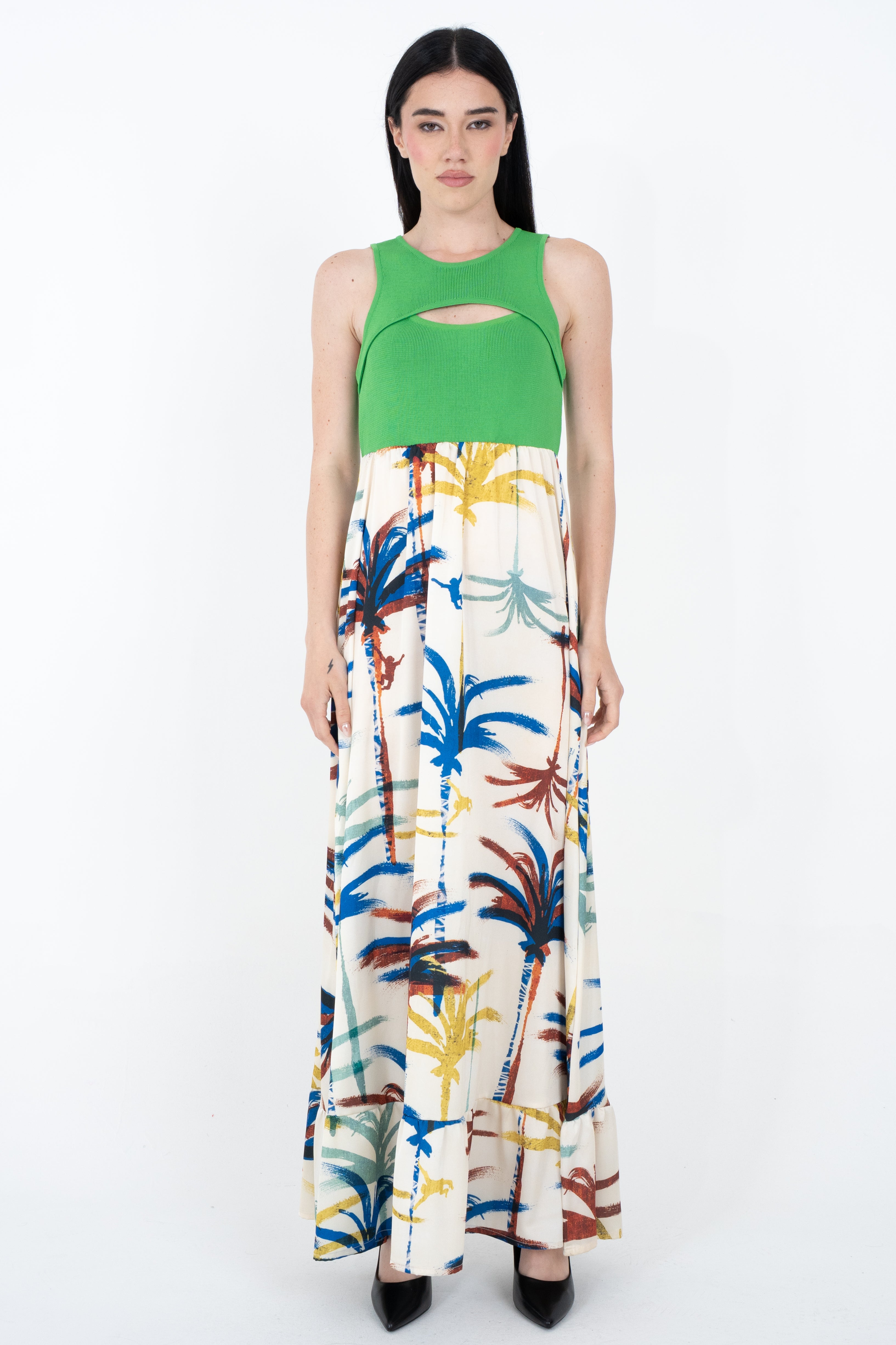 Abito con top in maglia