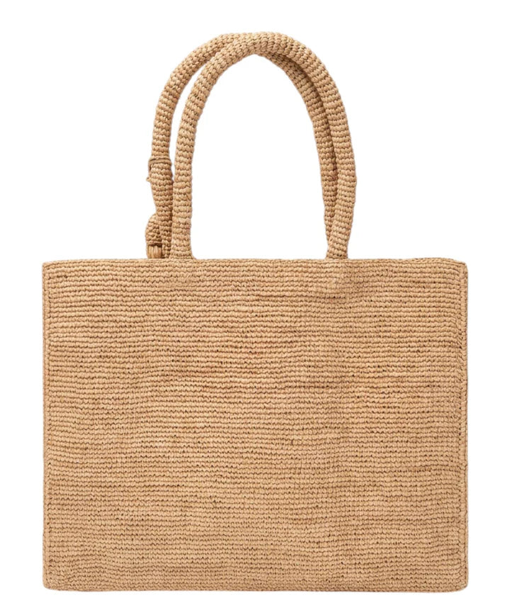 Borsa Vanity Raffia