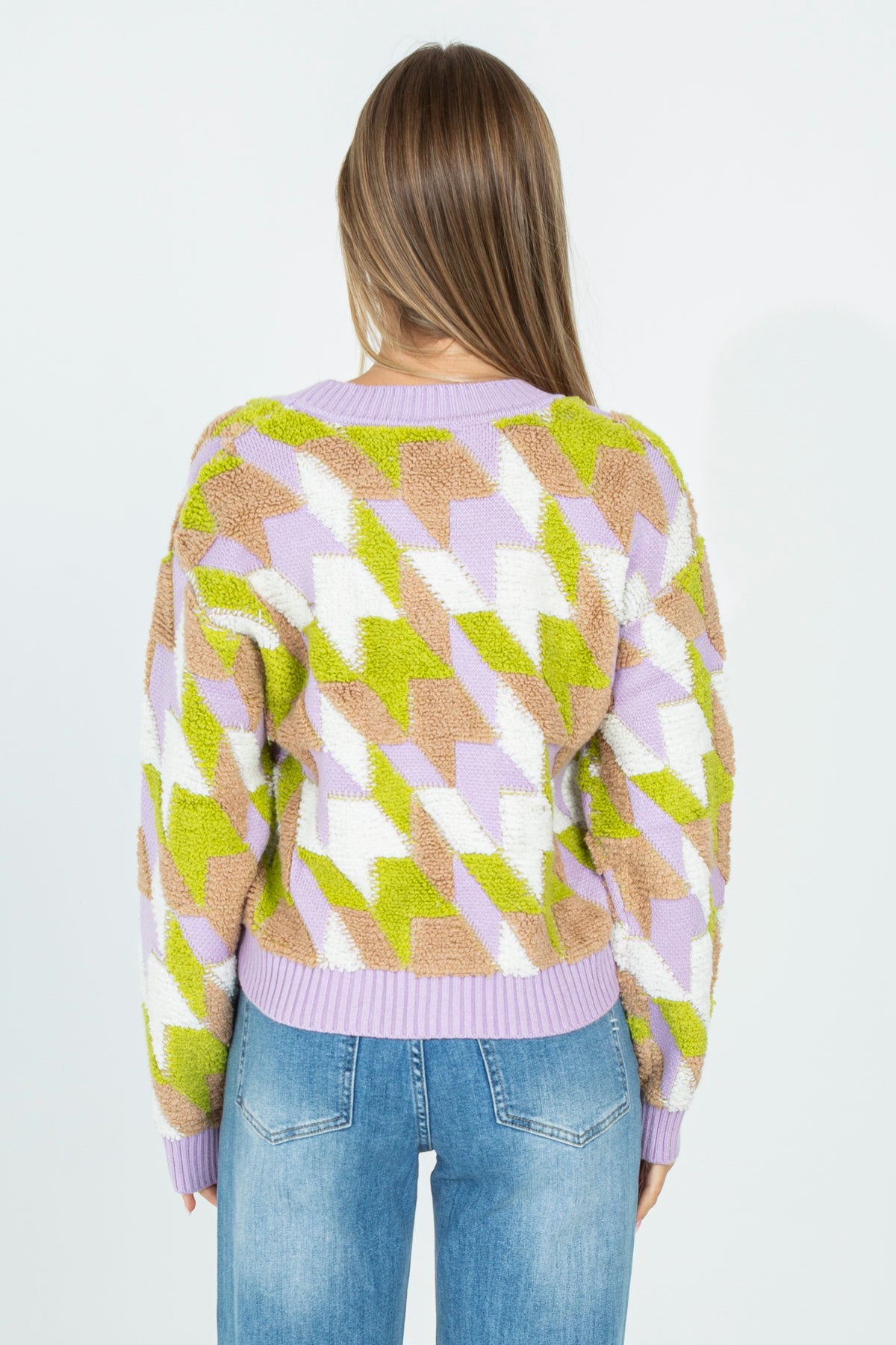 Multi-colored cardigan