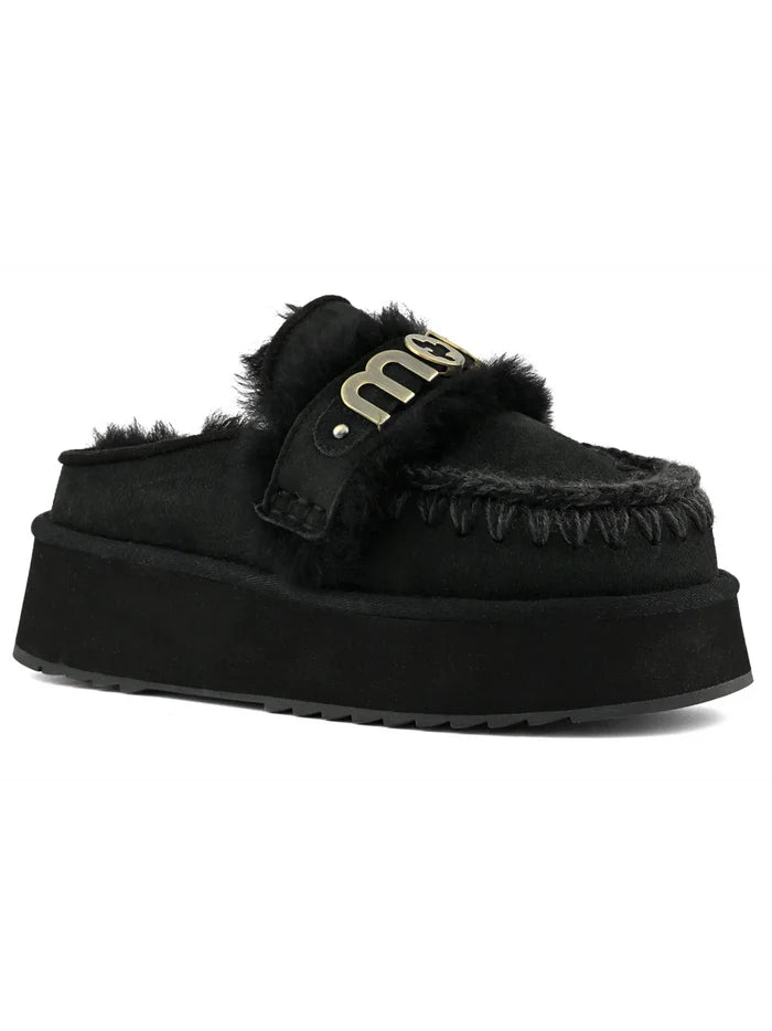 Eskimo Sabot Platform clog Bkbk
