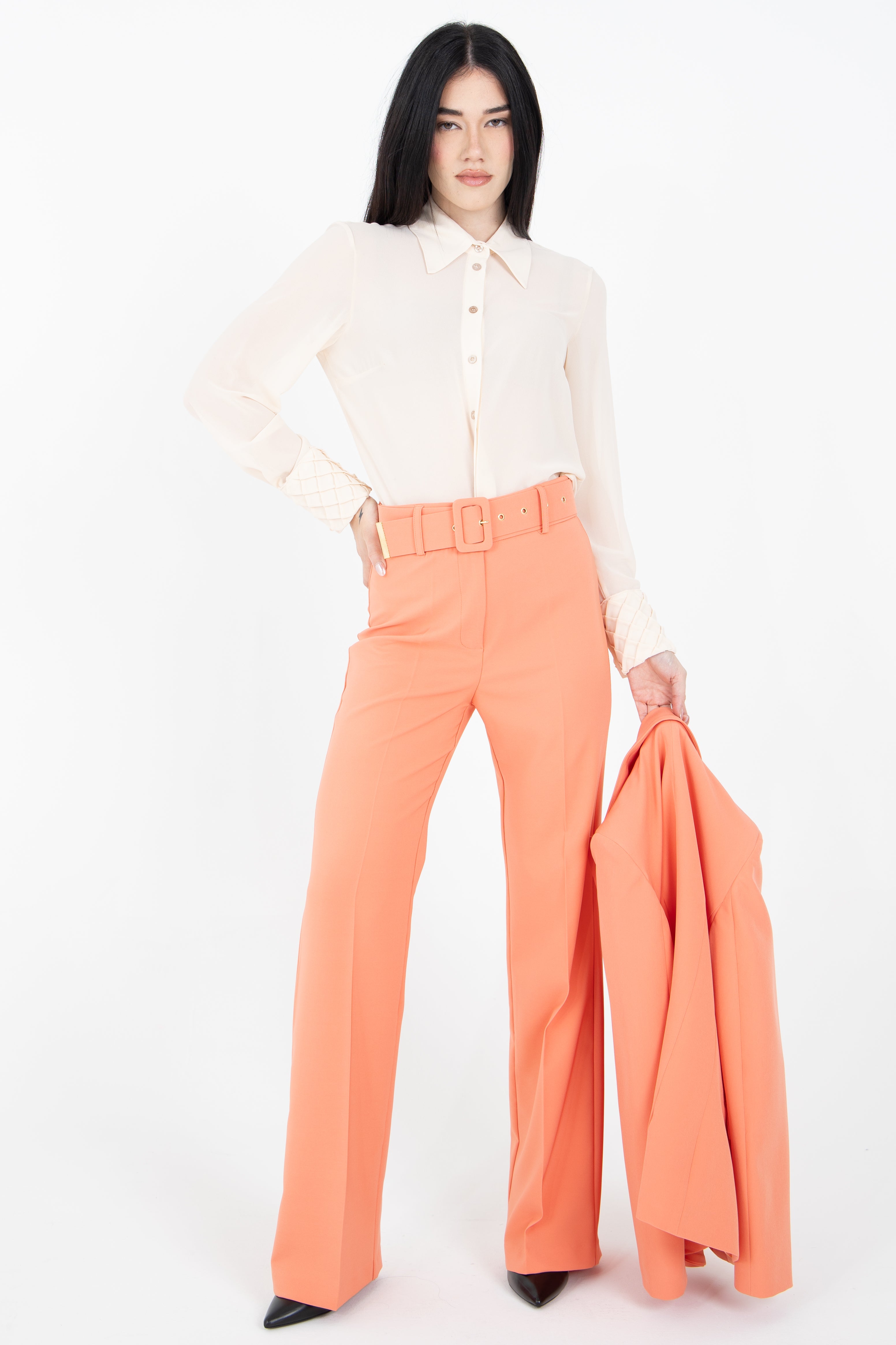 Pantalone a gamba dritta