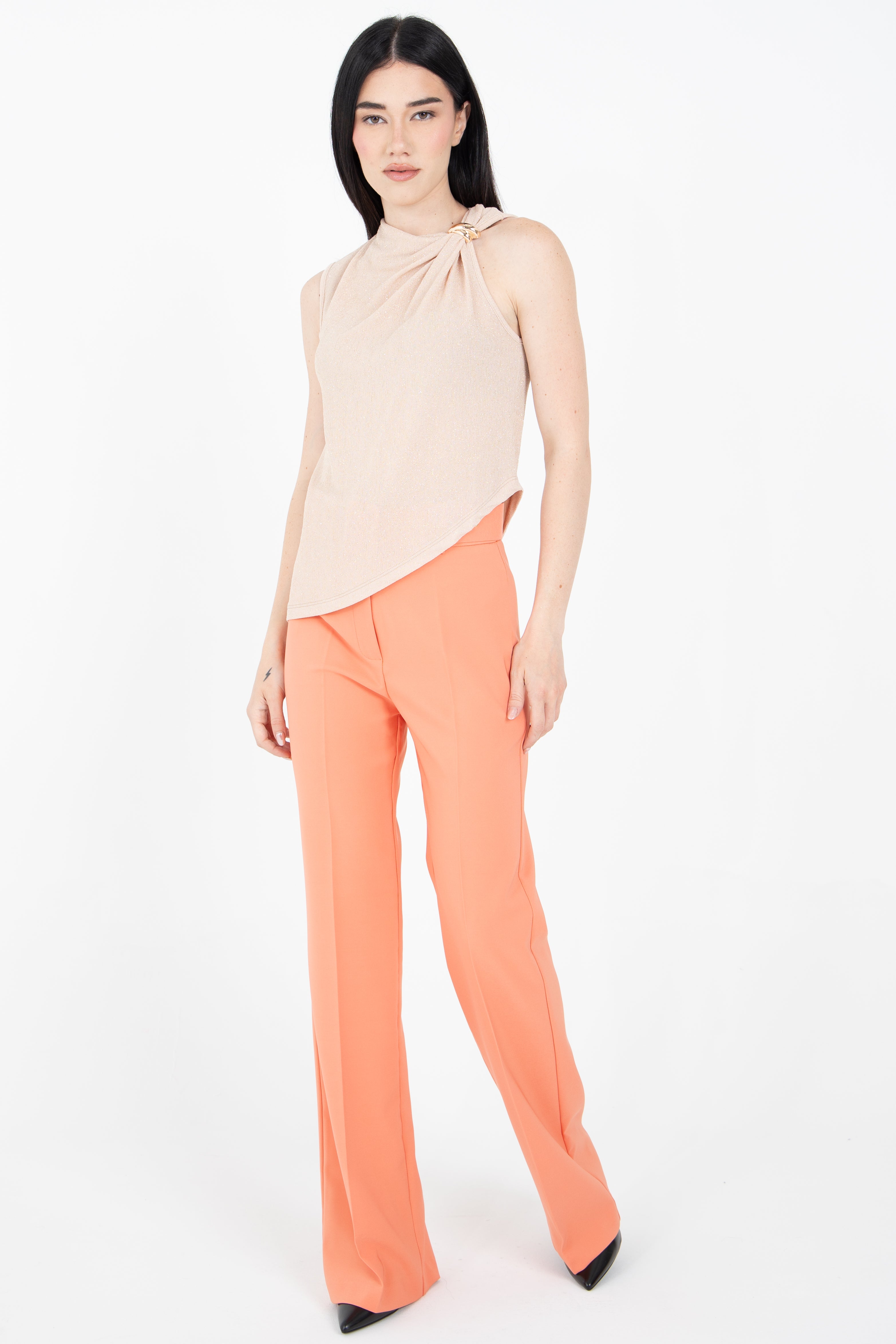 Canotta lurex asimmetrica